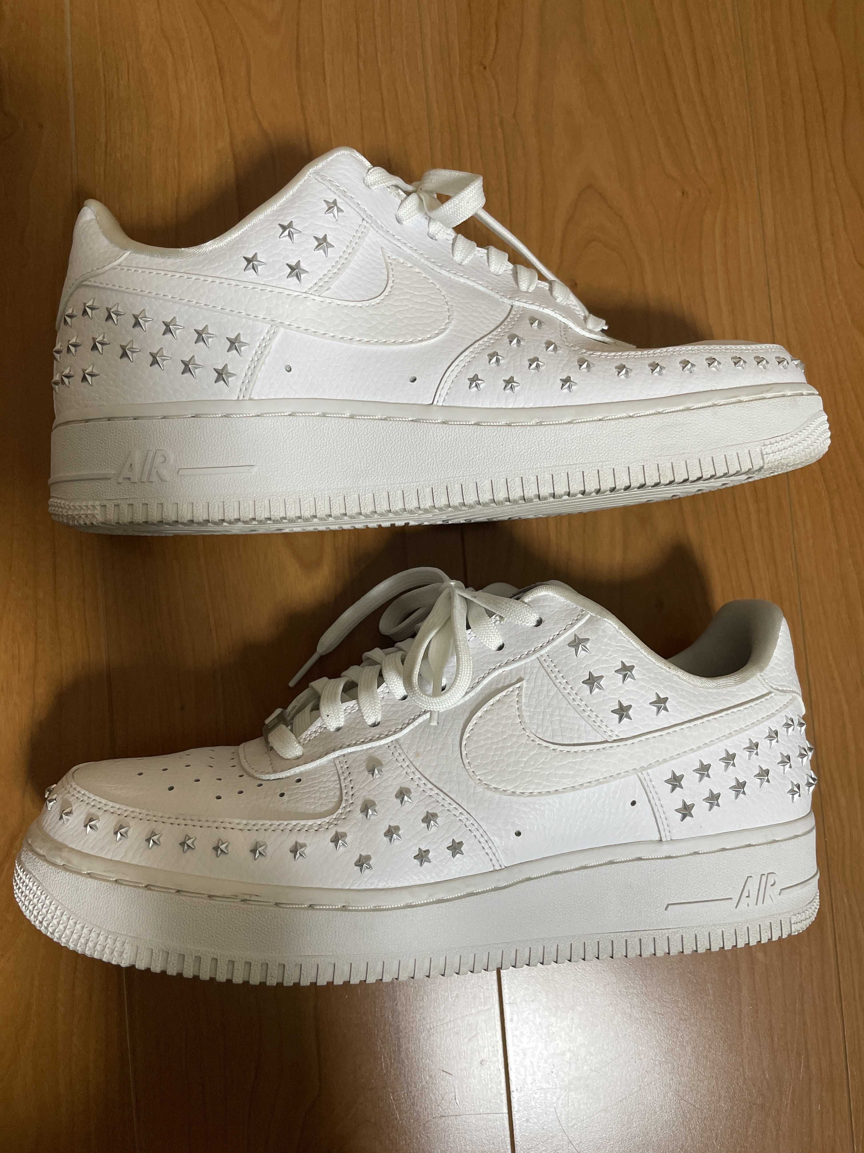 Nike Women's Air Force 1 Low Star Studded "White"