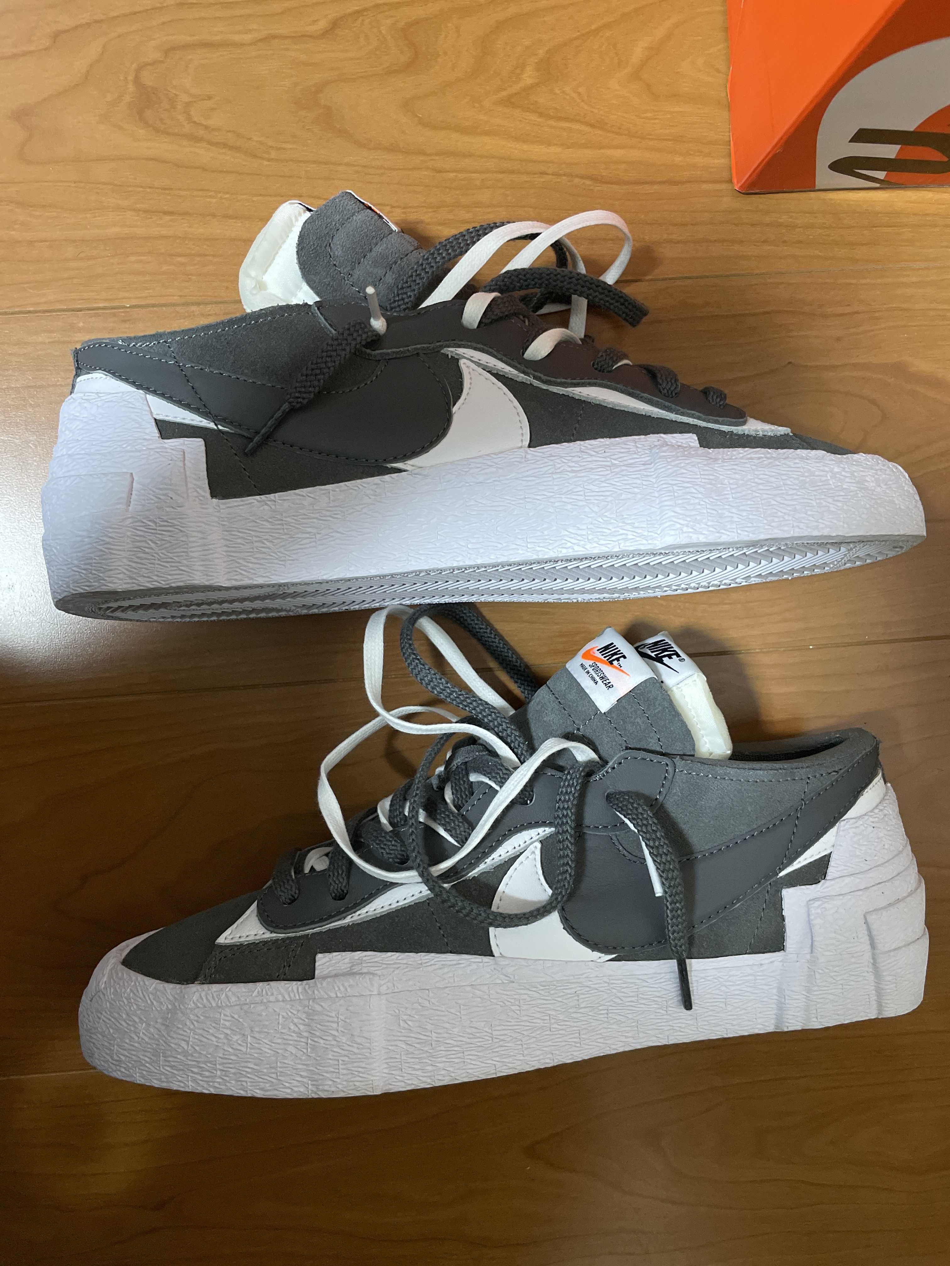 Sacai × Nike Blazer Low "Iron Grey"