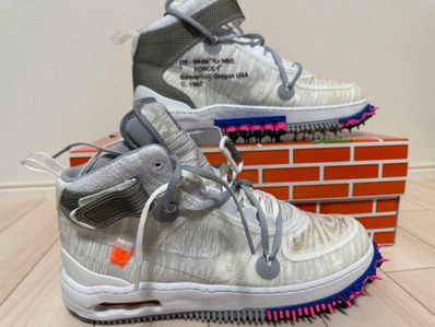 Off-White × Nike Air Force 1 Mid "White"