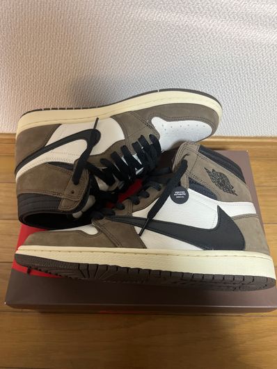 Travis Scott × Nike Air Jordan 1 Retro High OG TS SP "Sail/Dark Mocha"