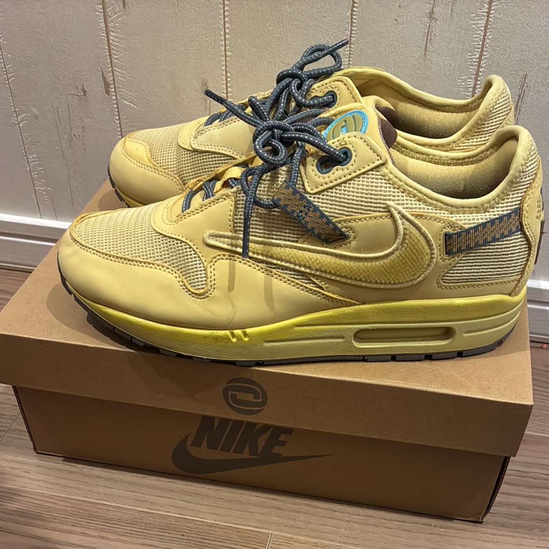 Travis Scott × Nike Air Max 1 "CACT.US Gold"