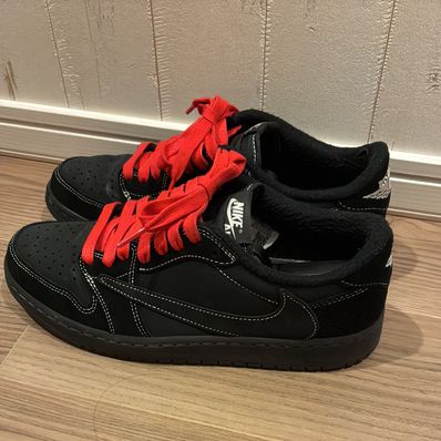 Travis Scott × Nike Air Jordan 1 Low OG SP "Black Phantom"