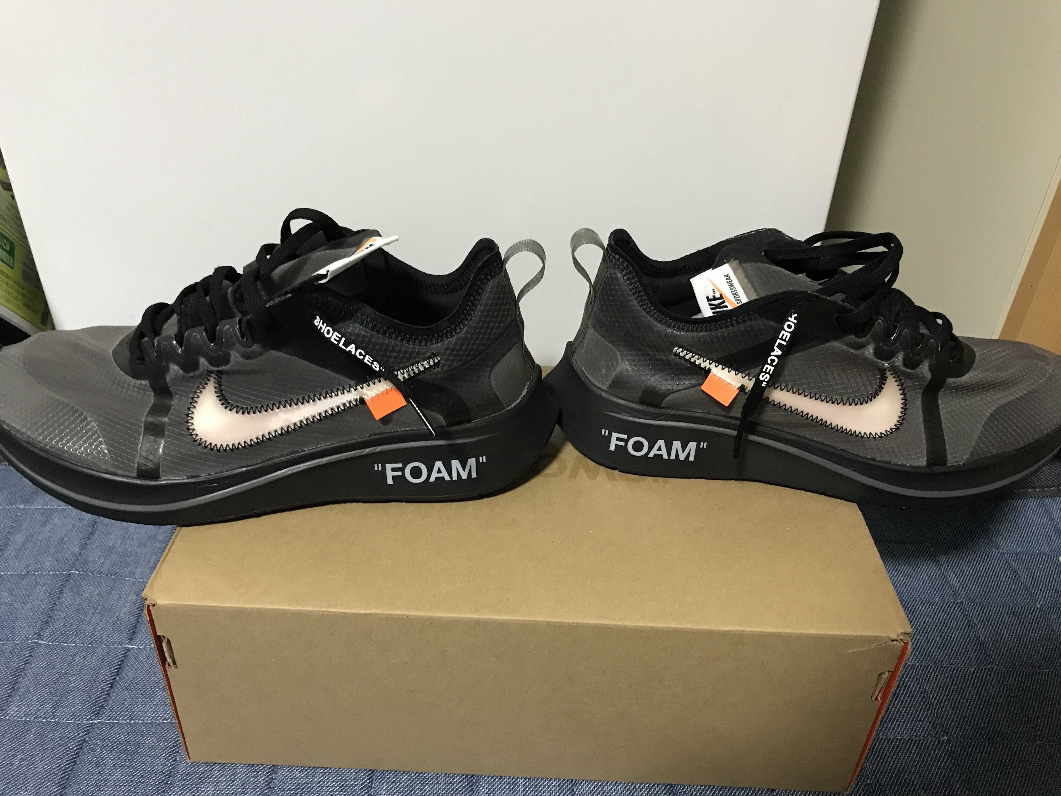 Off-White × Nike Zoom Fly "Black"