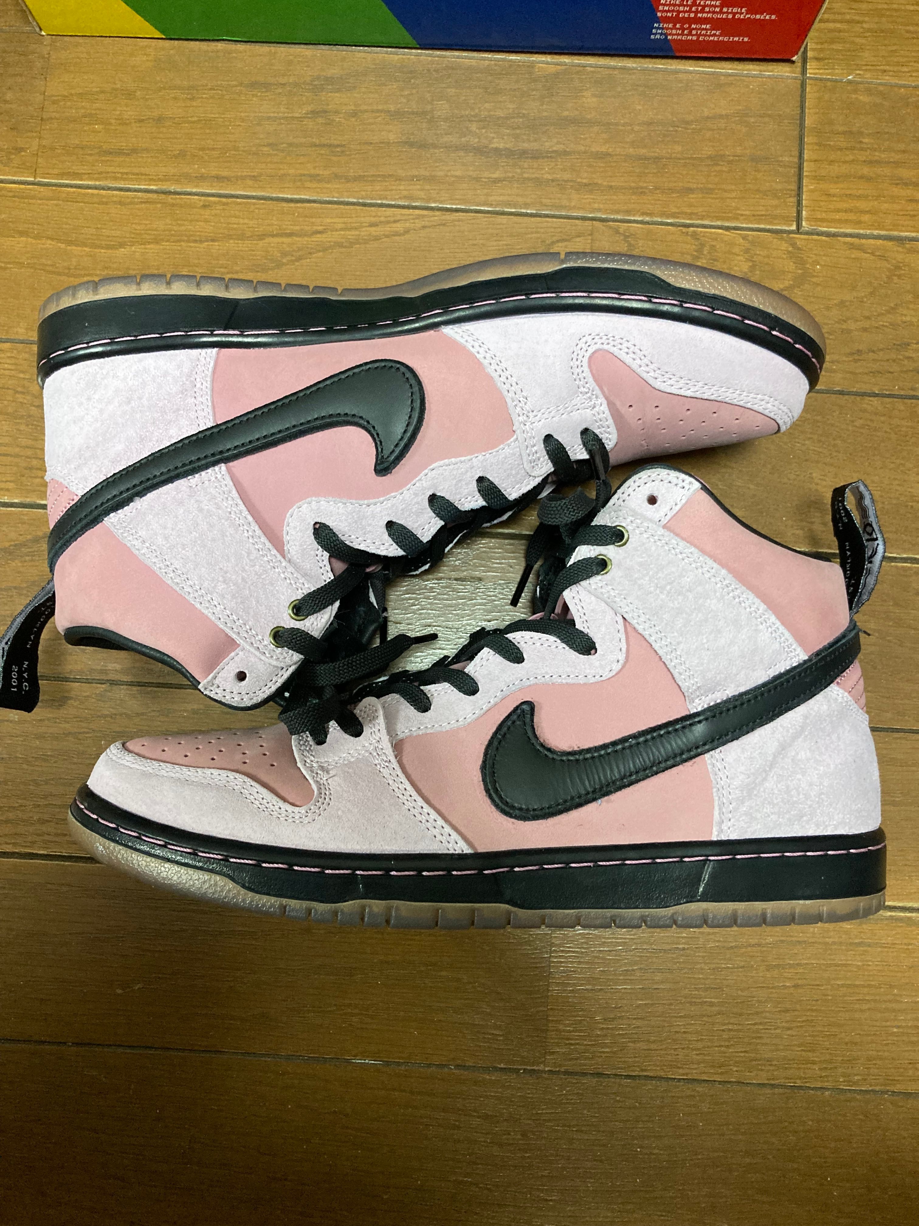 KCDC Brooklyn Skateshop × Nike SB Dunk High "Pink/Black"