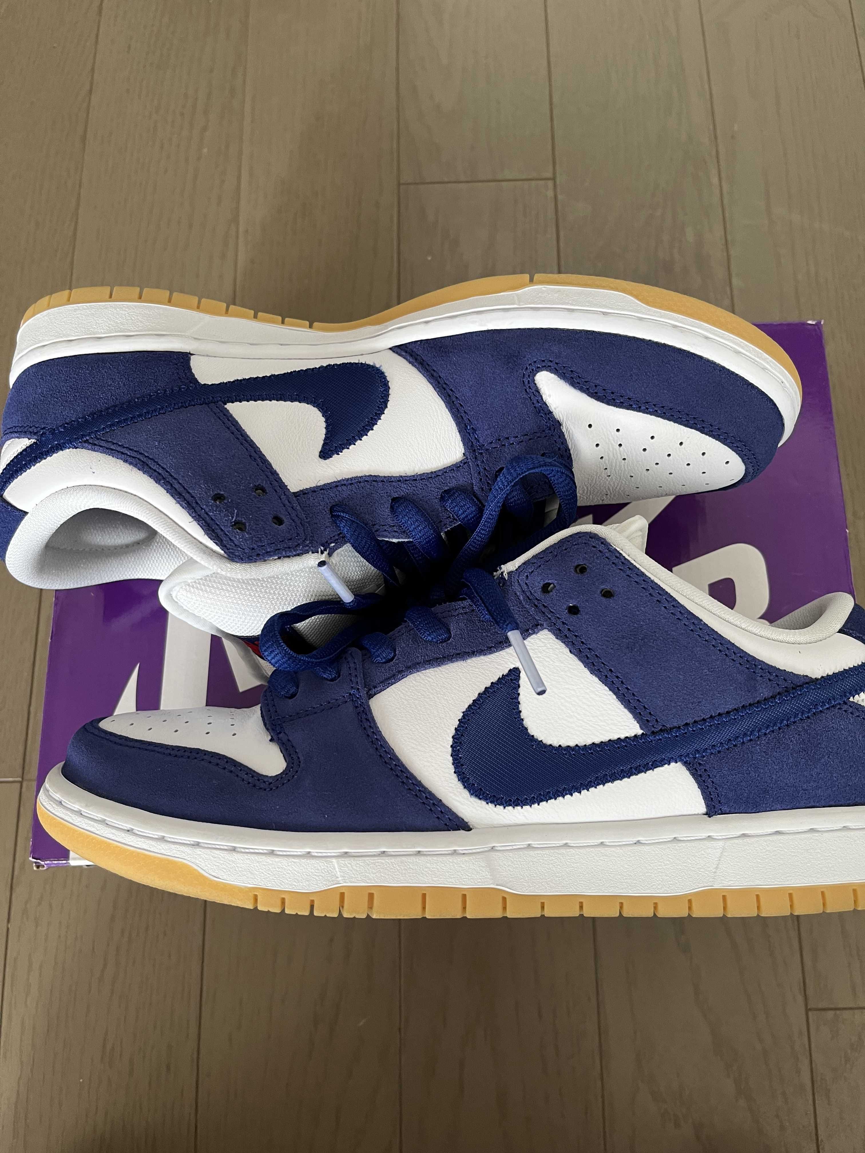 Nike SB Dunk Low "Los Angeles Dodgers/Deep Royal Blue"