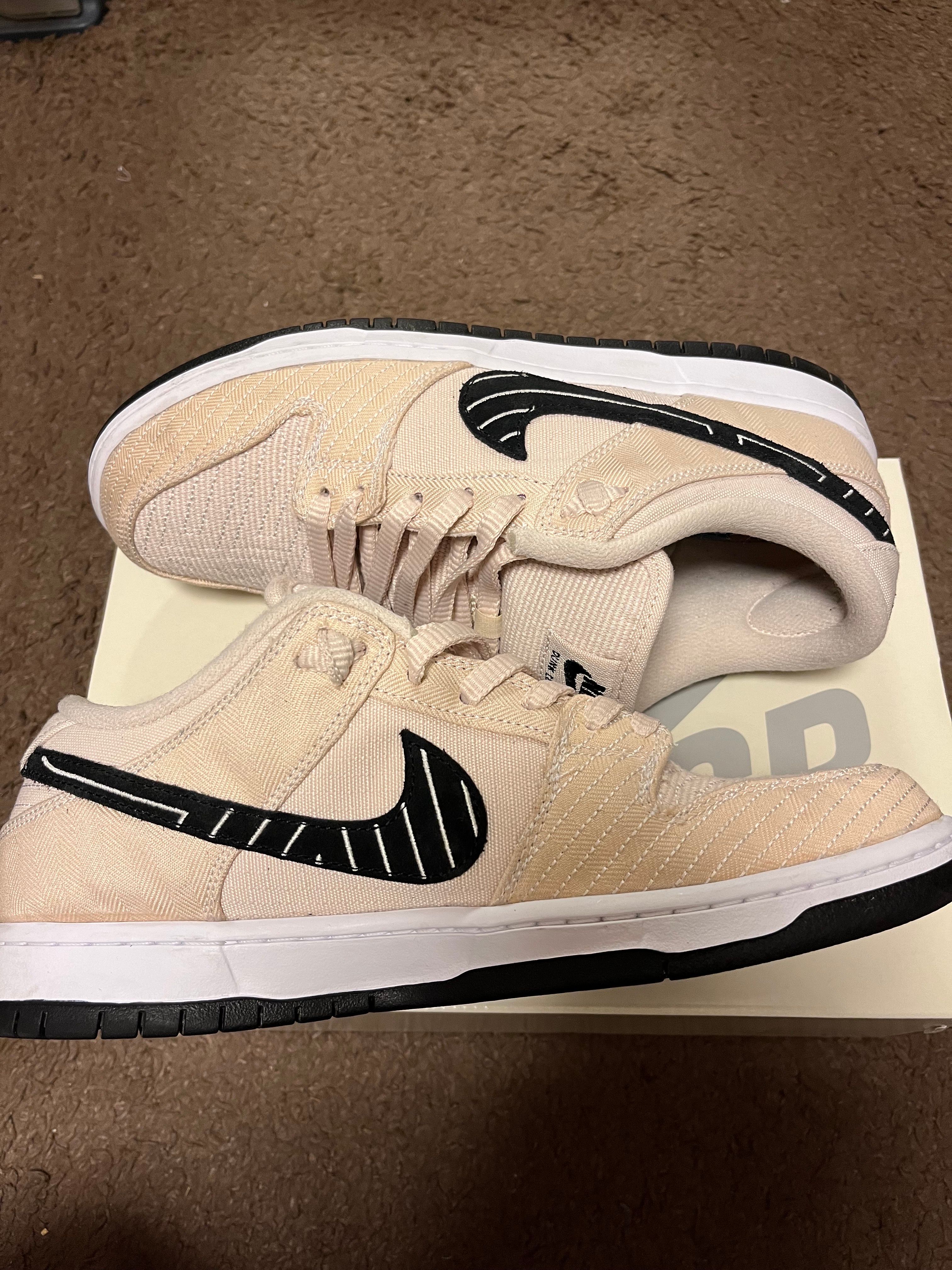 Albino & Preto × Nike SB Dunk Low Pro QS "Pearl White"