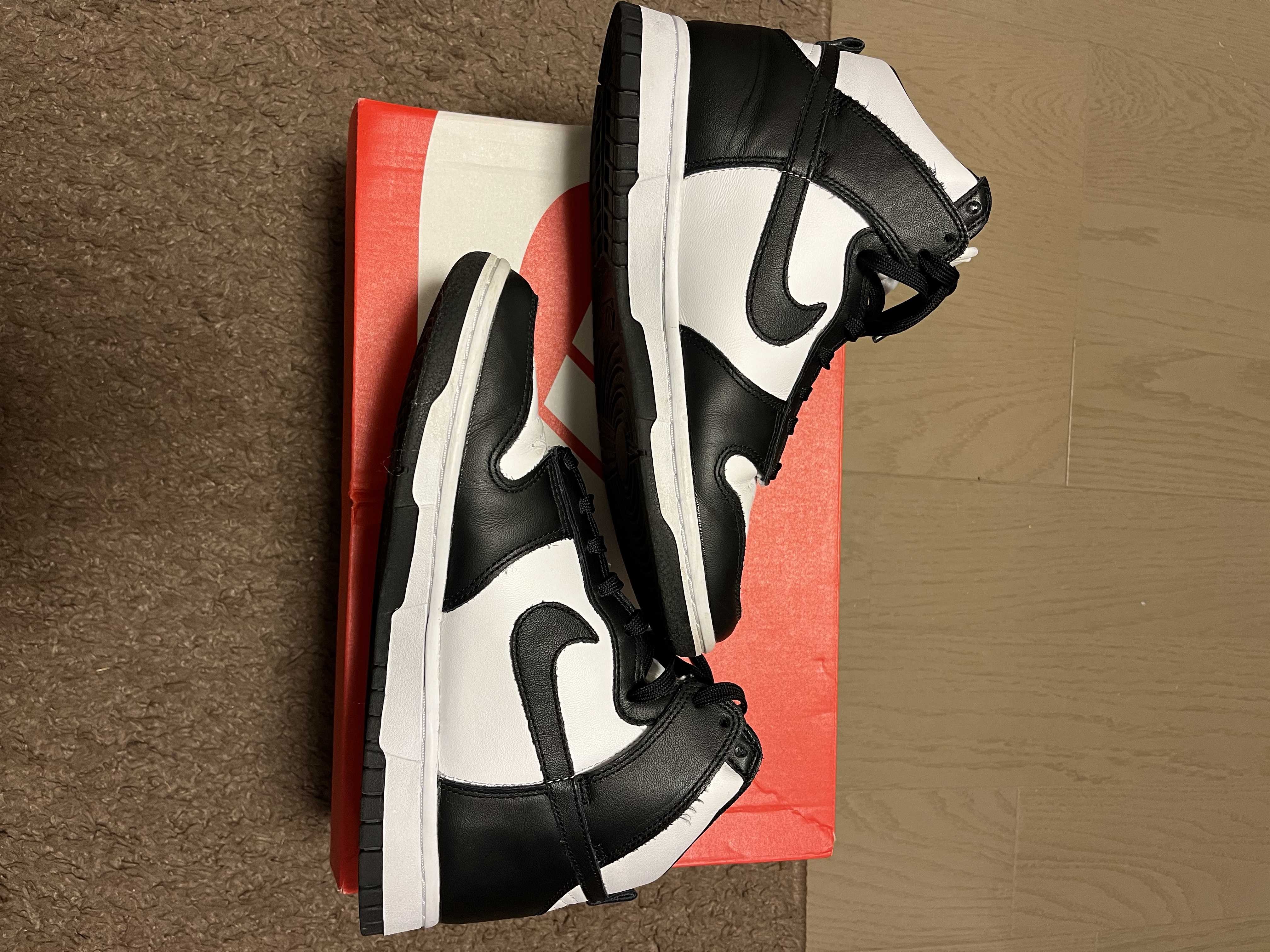 Nike Women's Dunk High "Black and White"