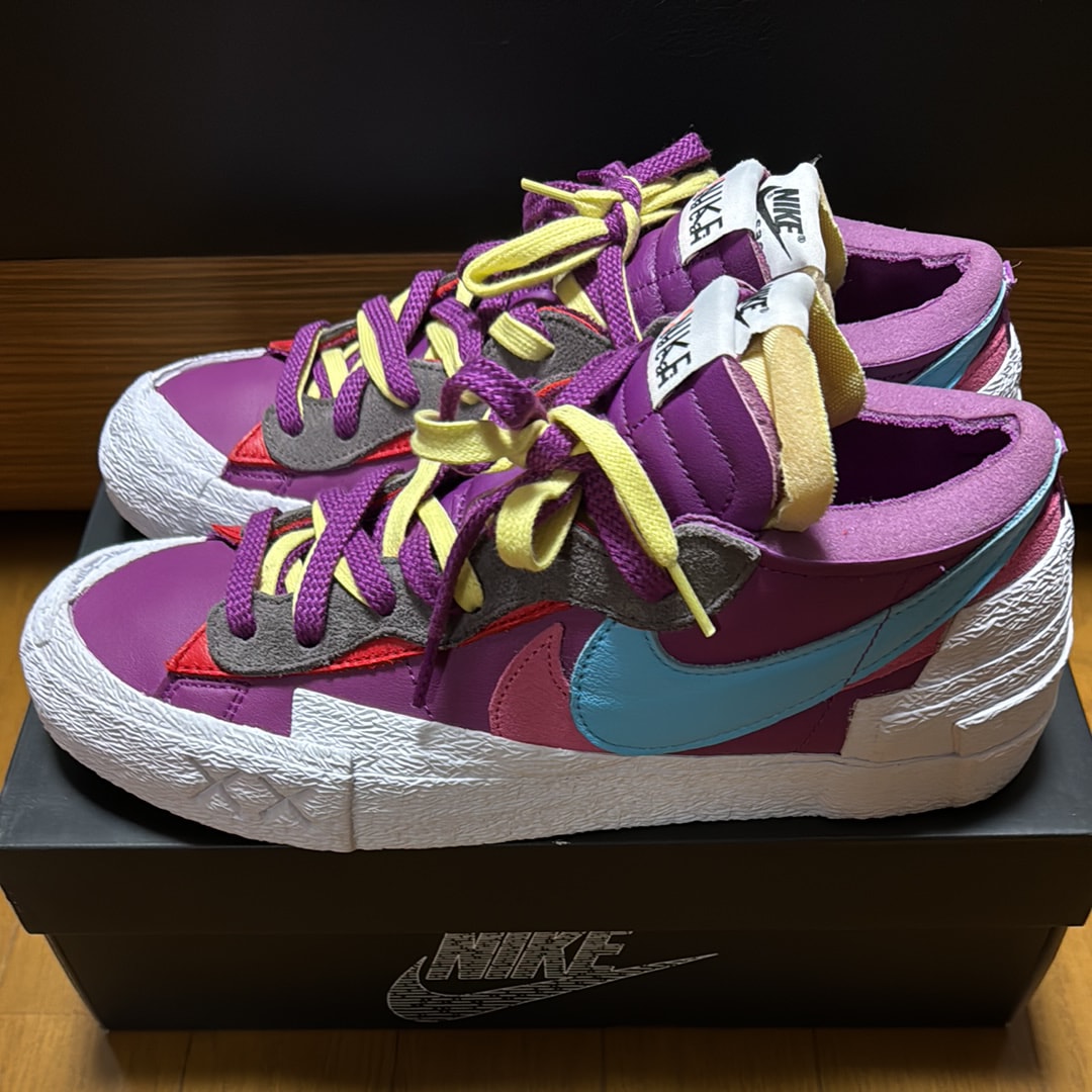 KAWS × sacai × Nike Blazer Low "Purple Dusk"
