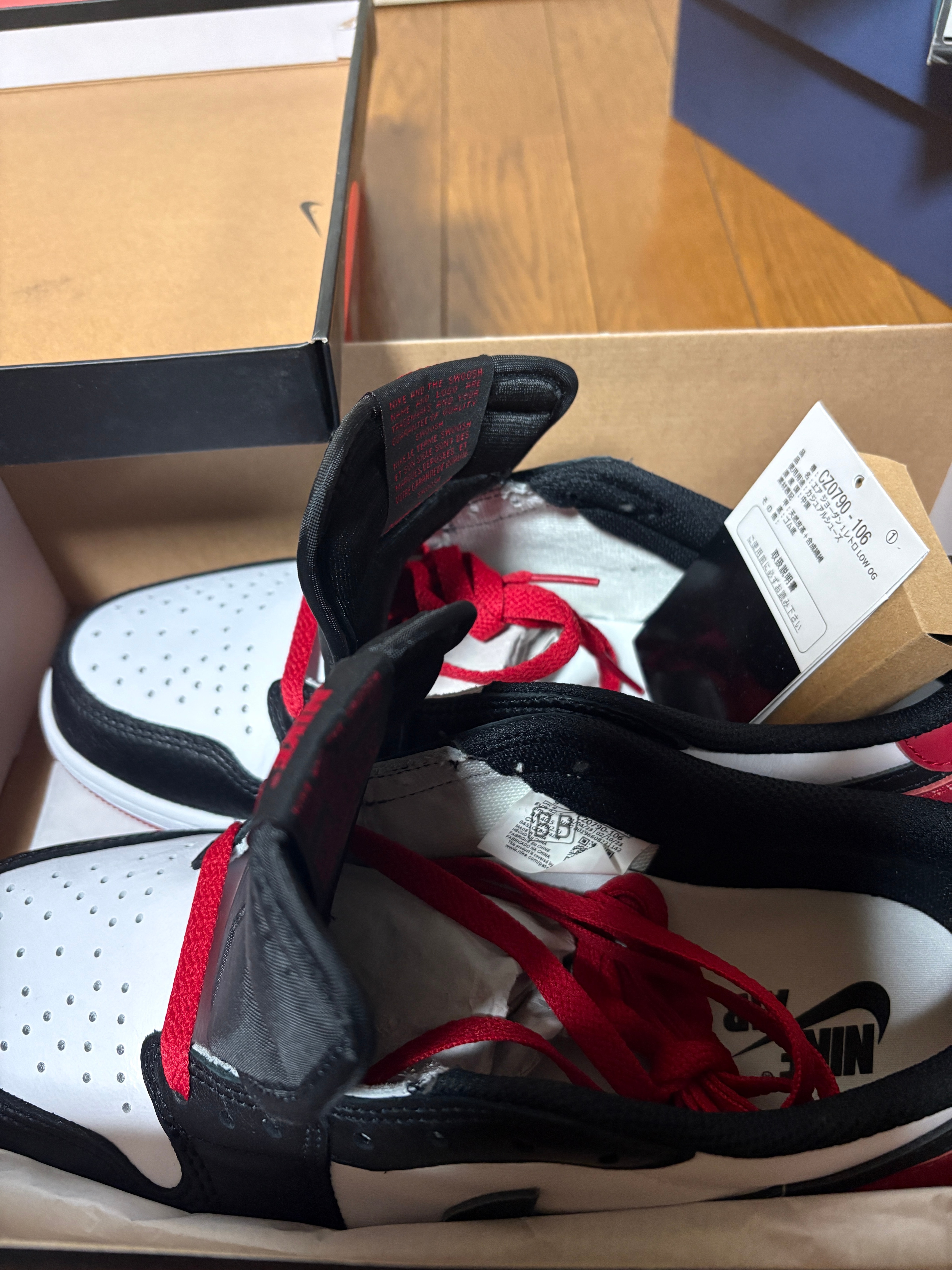 Nike Air Jordan 1 Retro Low OG "Black Toe"