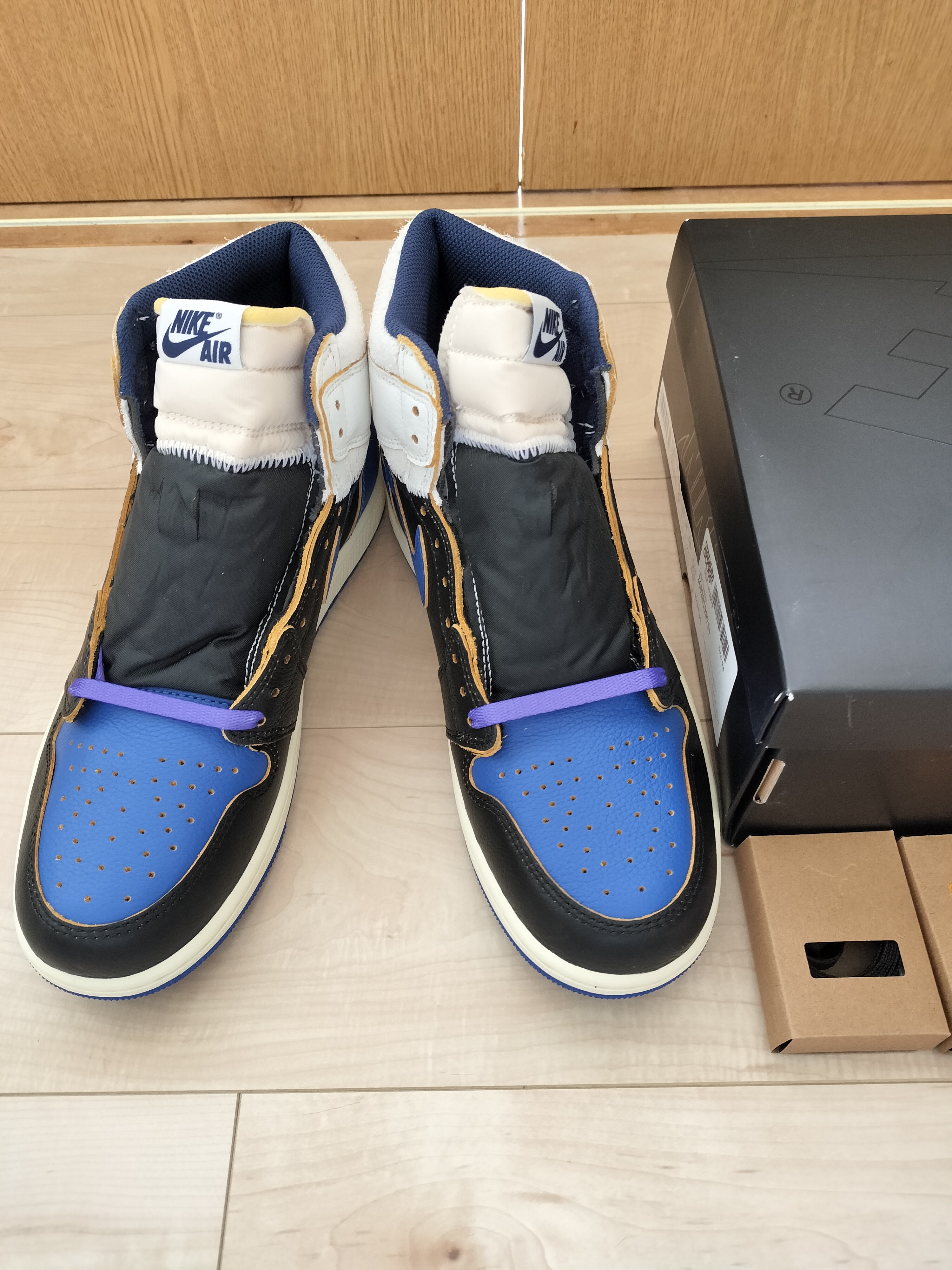 fragment design × UNION × Nike Air Jordan 1 High OG "Sport Royal"
