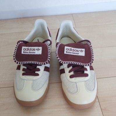 Wales Bonner × adidas Samba Pony Tonal Low "Cream White/Mystery Brown"