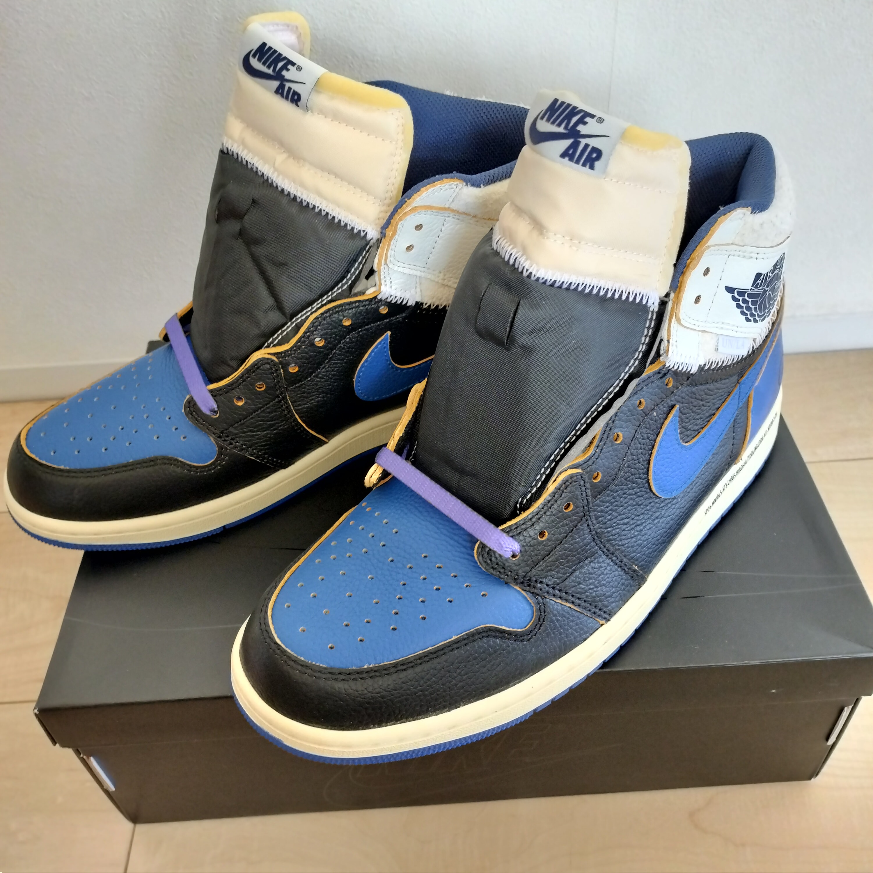 fragment design × UNION × Nike Air Jordan 1 High OG "Sport Royal"
