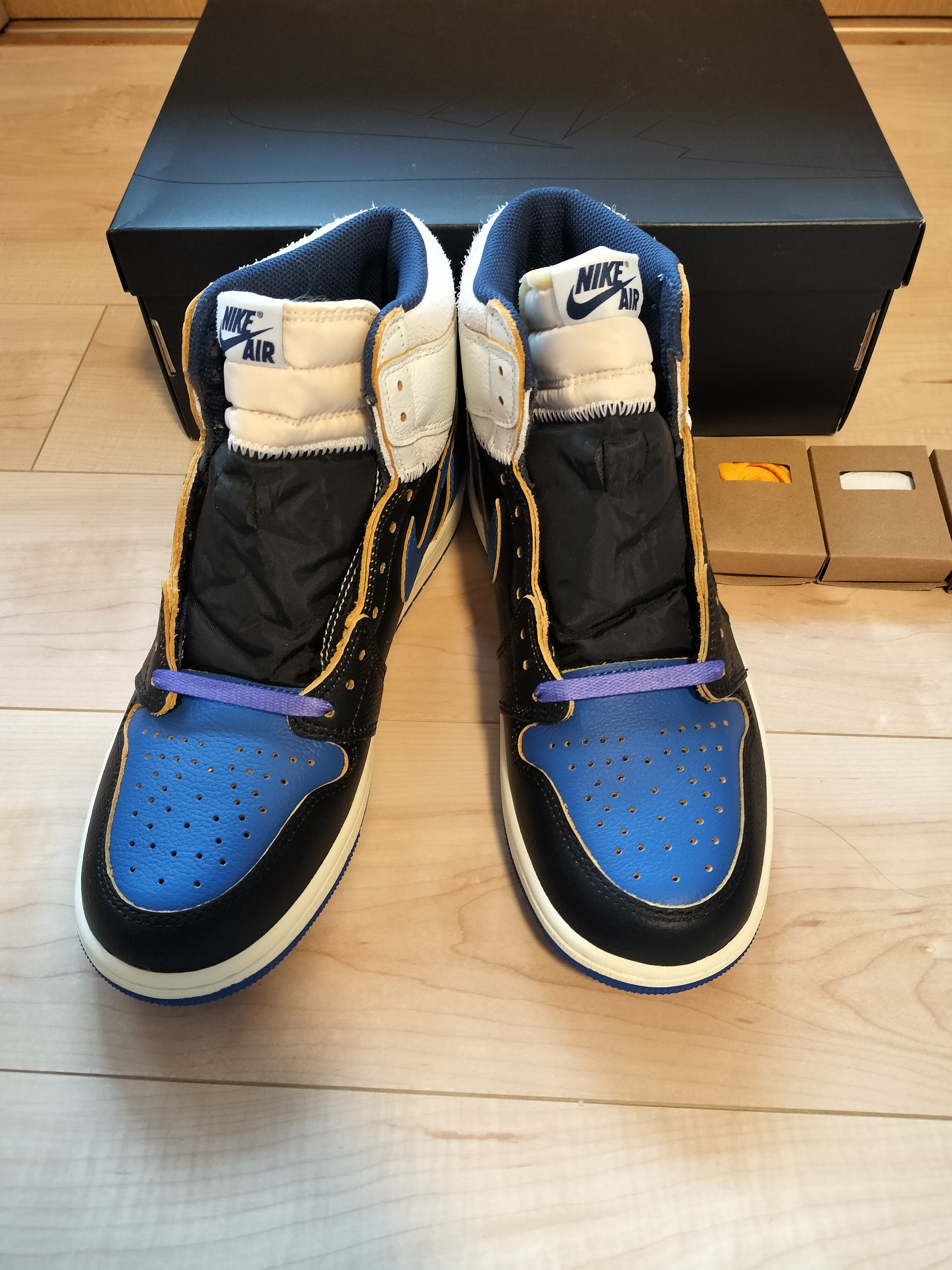 fragment design × UNION × Nike Air Jordan 1 High OG "Sport Royal"