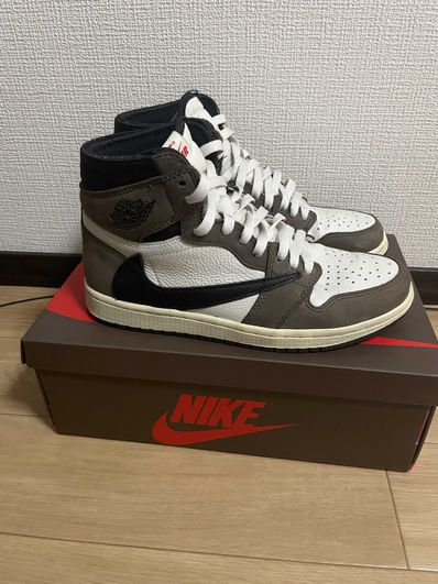 Travis Scott × Nike Air Jordan 1 Retro High OG TS SP "Sail/Dark Mocha"