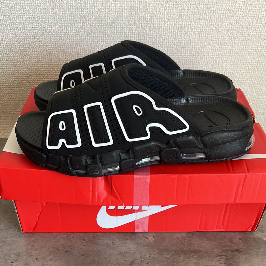Nike Air More Uptempo Slide "Black" (DV2132-001/DV2137-001)