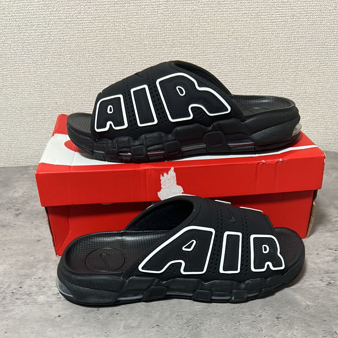 Nike Air More Uptempo Slide "Black" (DV2132-001/DV2137-001)