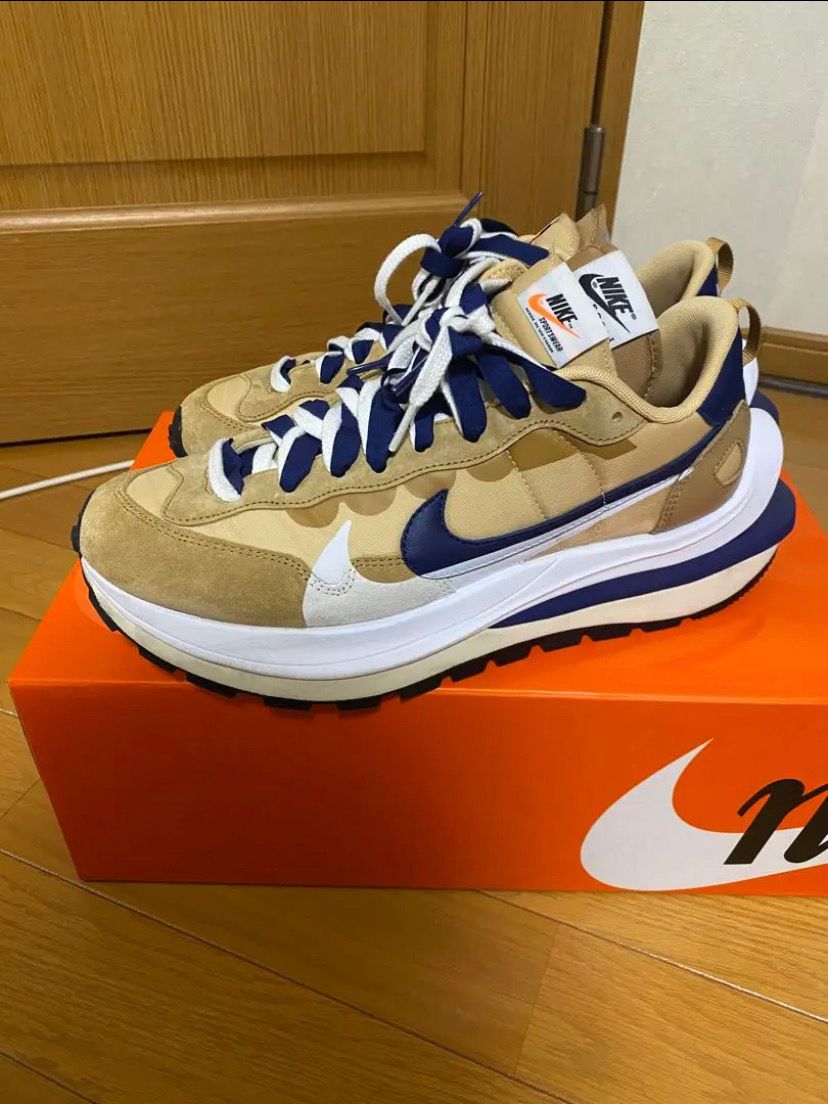 Sacai × Nike Vapor Waffle "Sesame And Blue Void"