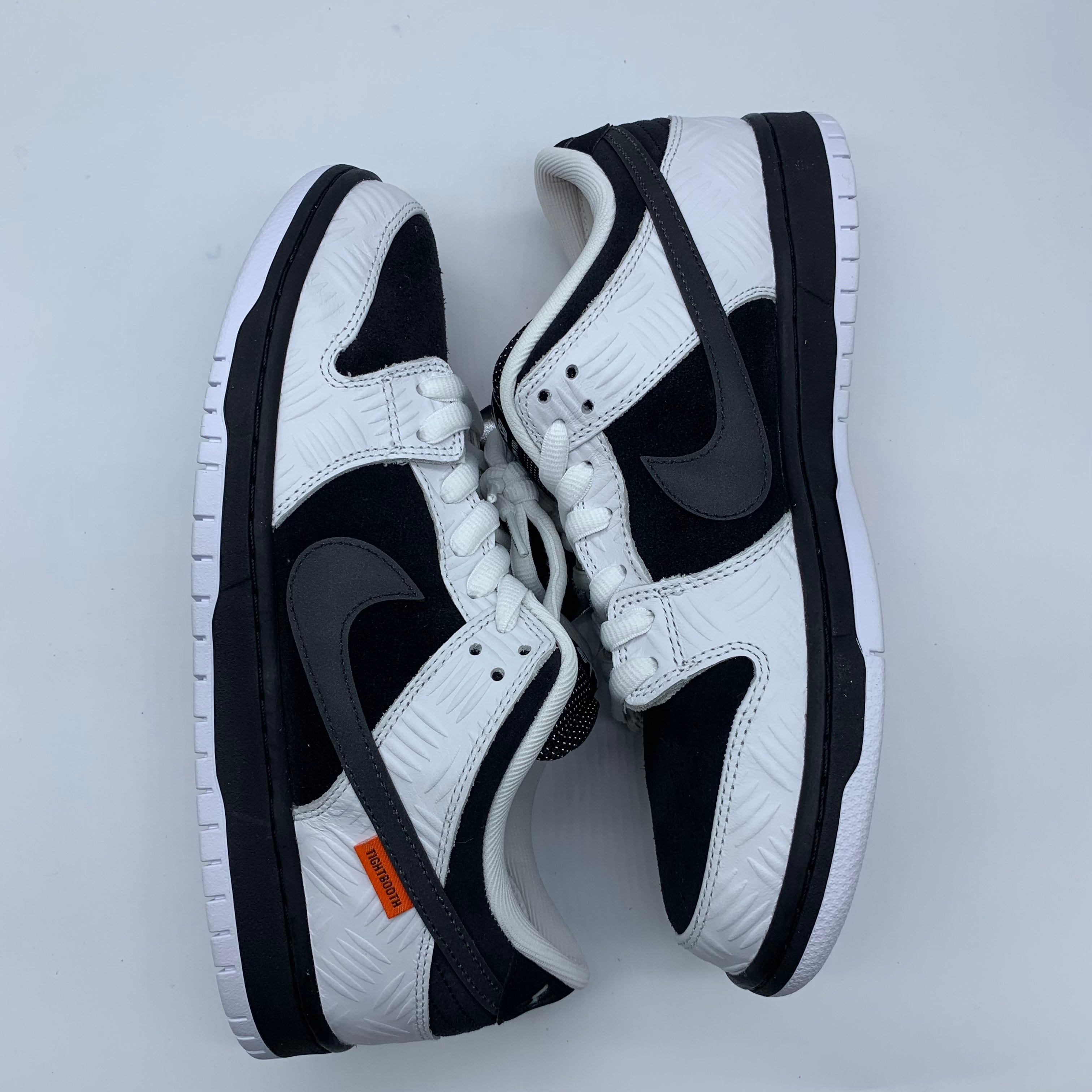TIGHTBOOTH × Nike SB Dunk Low Pro QS "Black and White"