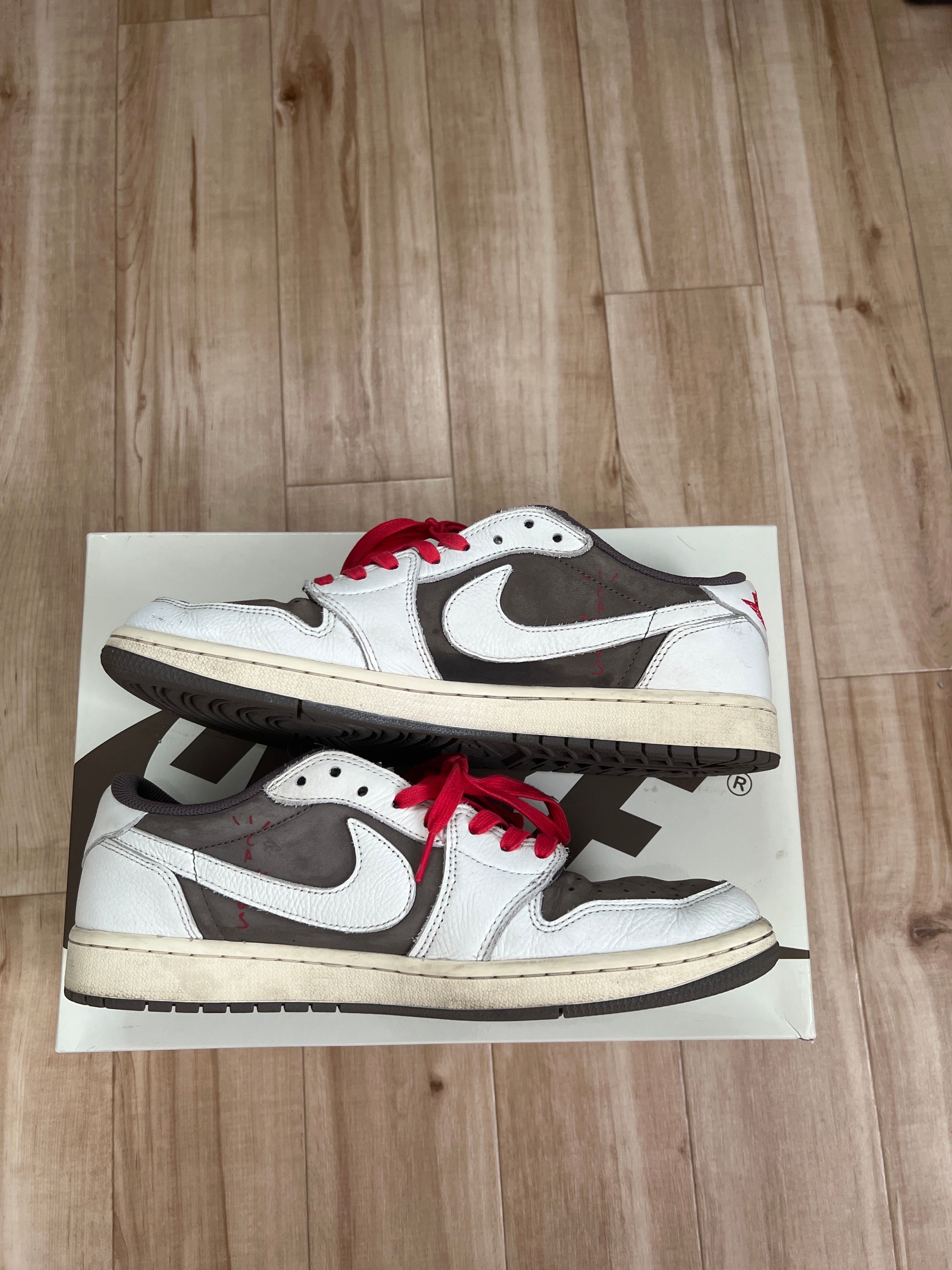 Travis Scott × Nike Air Jordan 1 Low OG SP "Reverse Mocha/Sail and Ridgerock"