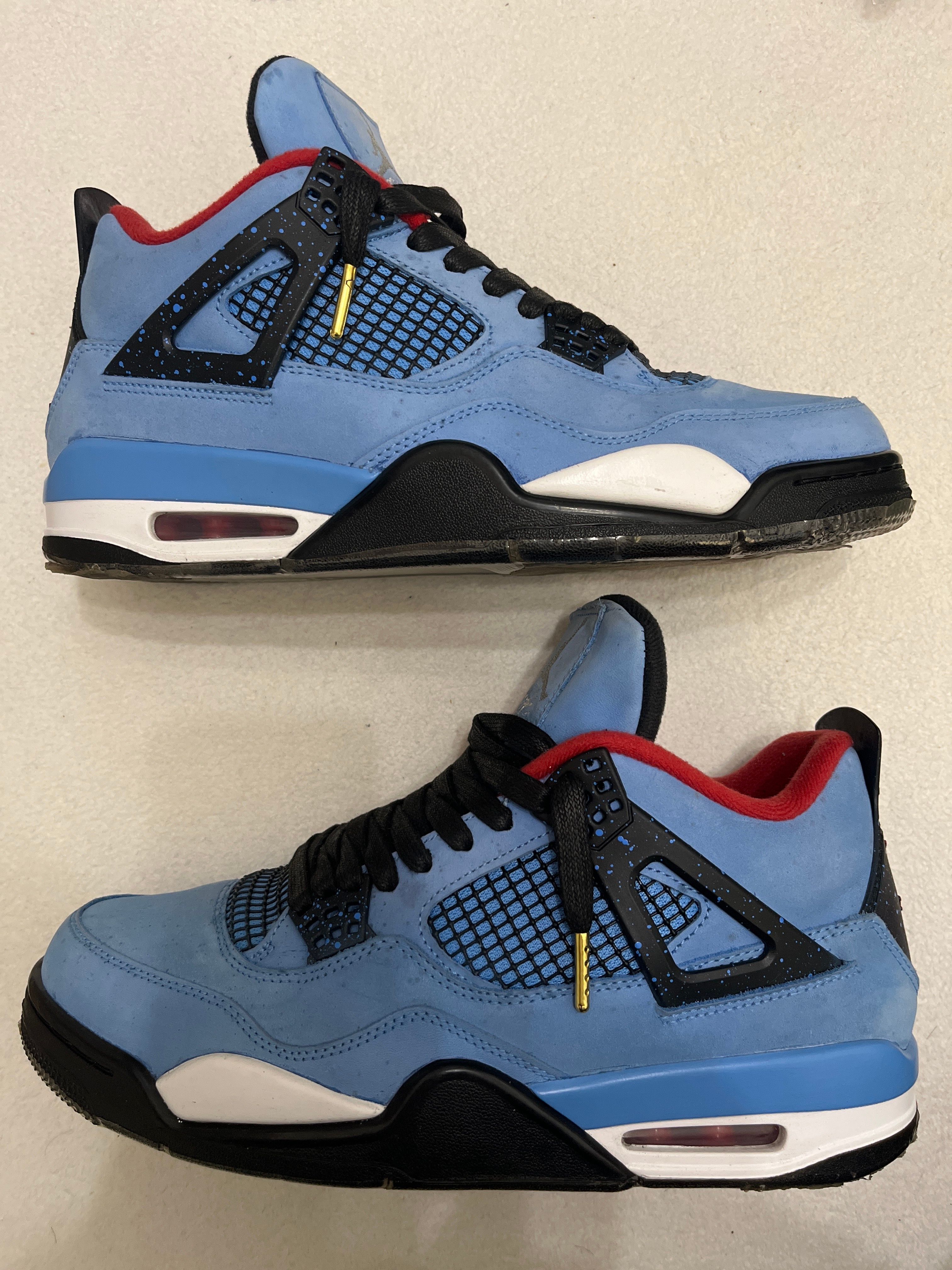 Travis Scott × Nike Air Jordan 4 Retro Cactus Jack "University Blue"