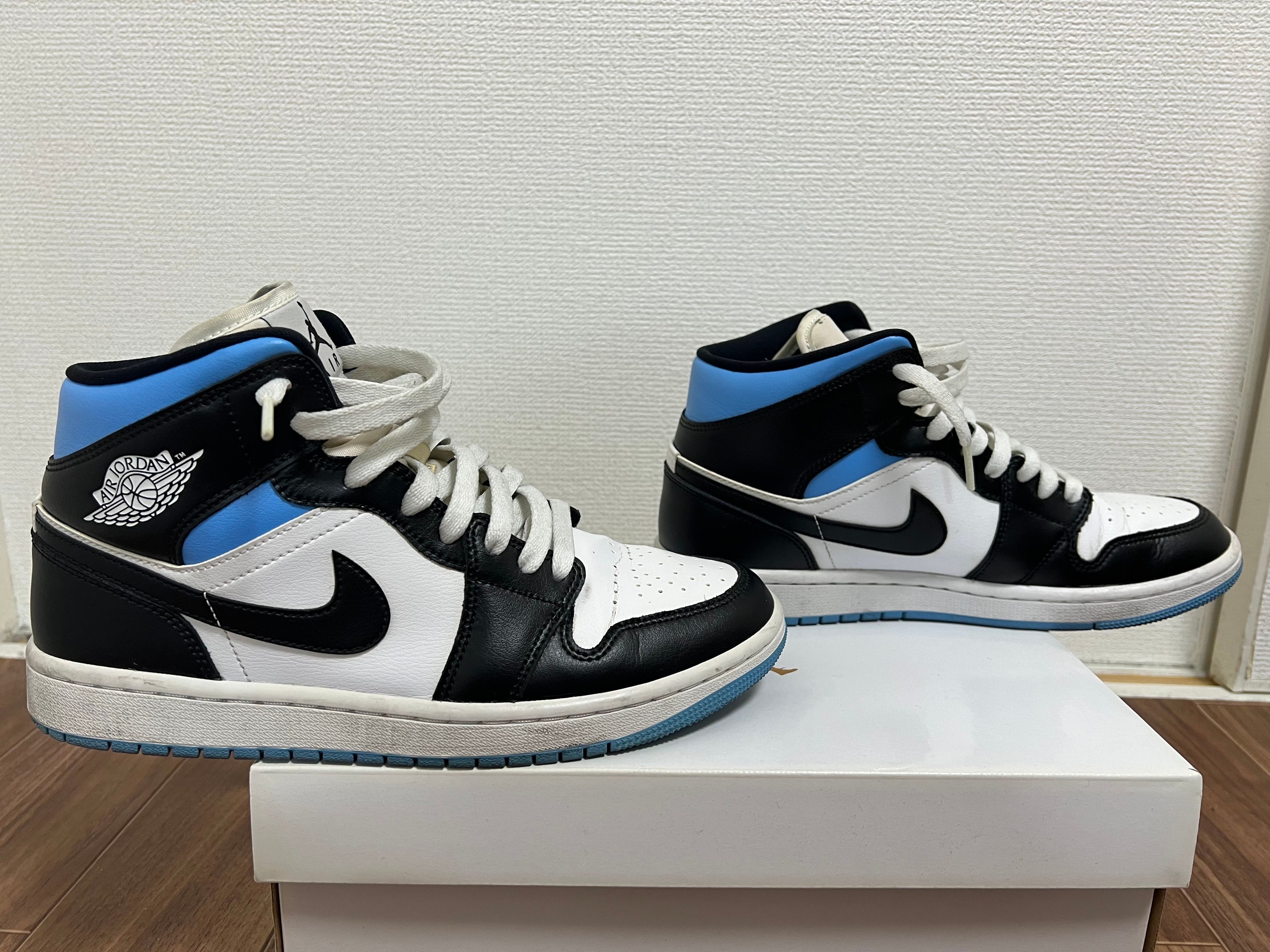 Nike Women's Air Jordan 1 Mid "Black/University Blue"