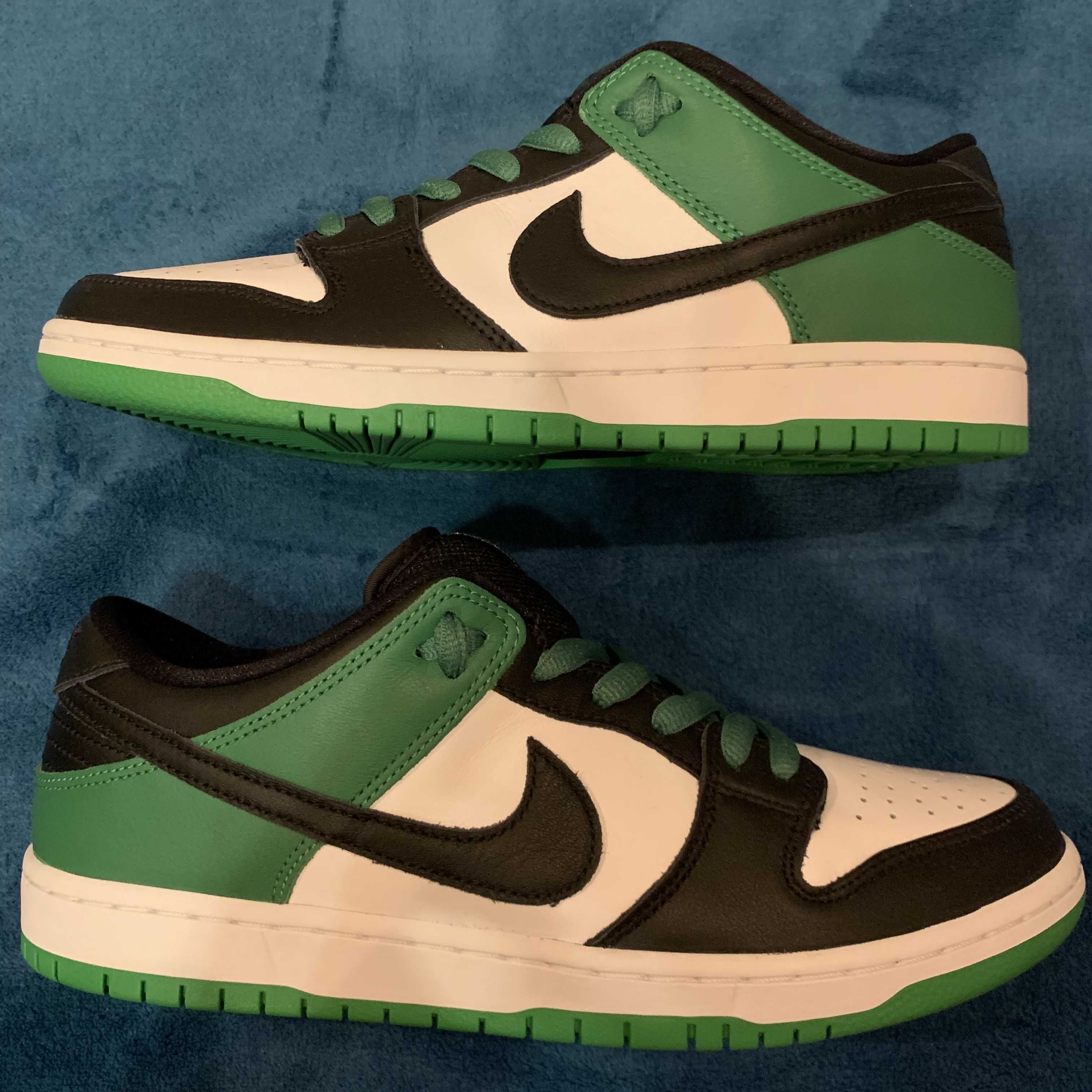 Nike SB Dunk Low Pro "Black and Classic Green"