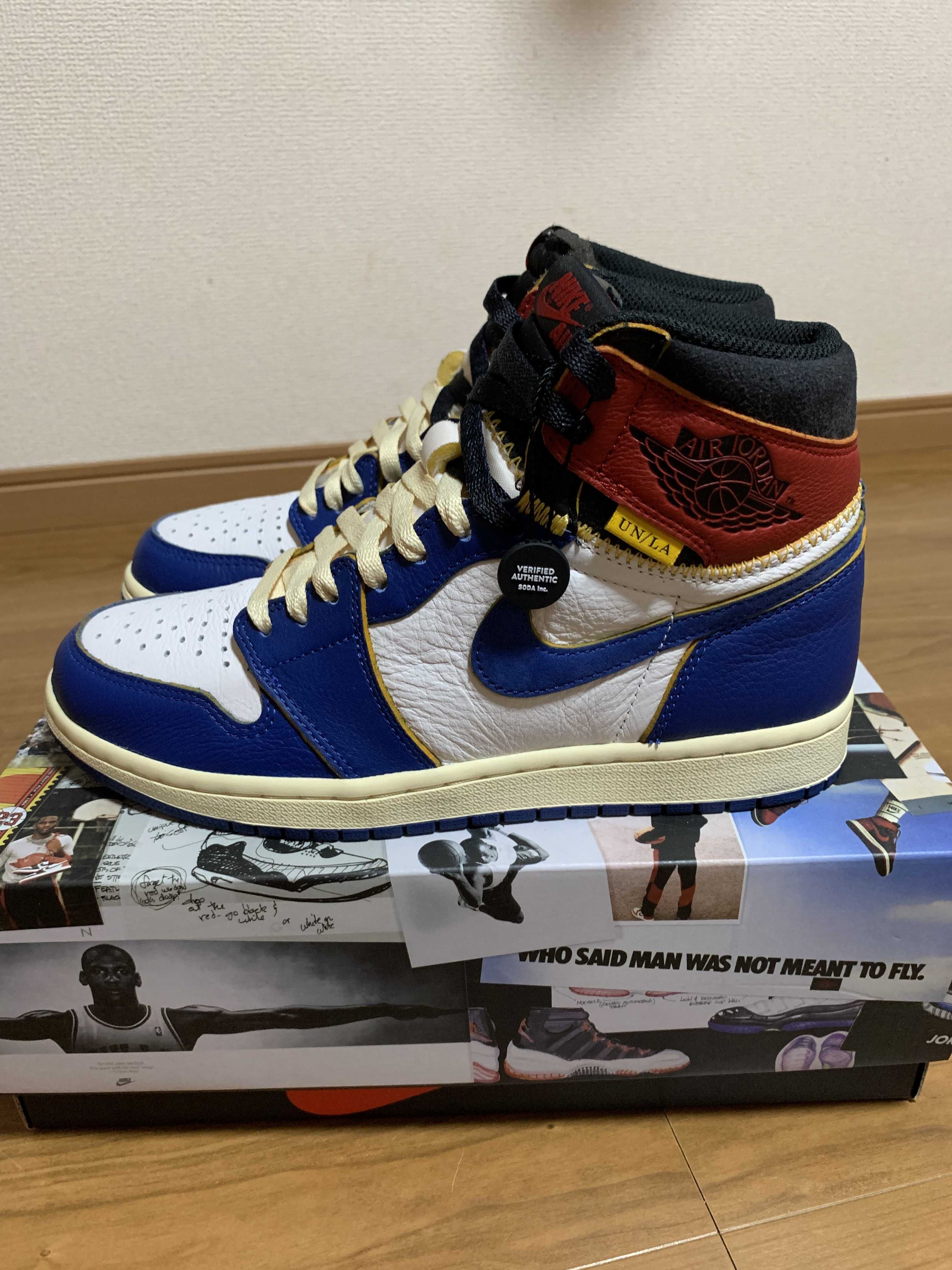 Union × Nike Air Jordan 1 Retro High OG NRG "Storm Blue/Varsity Red"