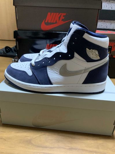 Nike Air Jordan 1 High OG CO.JP "White/Midnight Navy" (2020)(ブリーフケースなし)