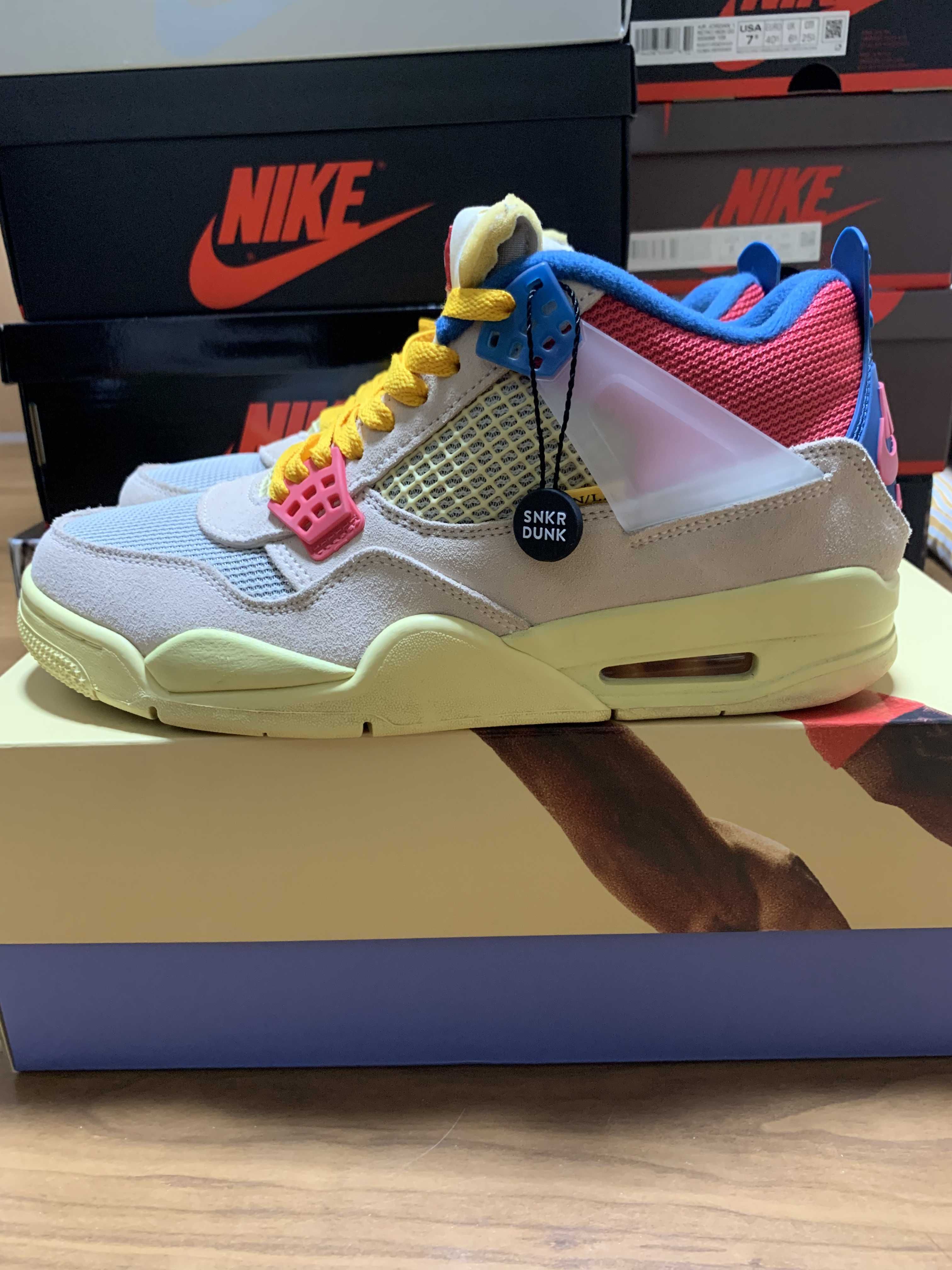 UNION × Nike Air Jordan 4 SP "Guava Ice/Light Fusion Red"