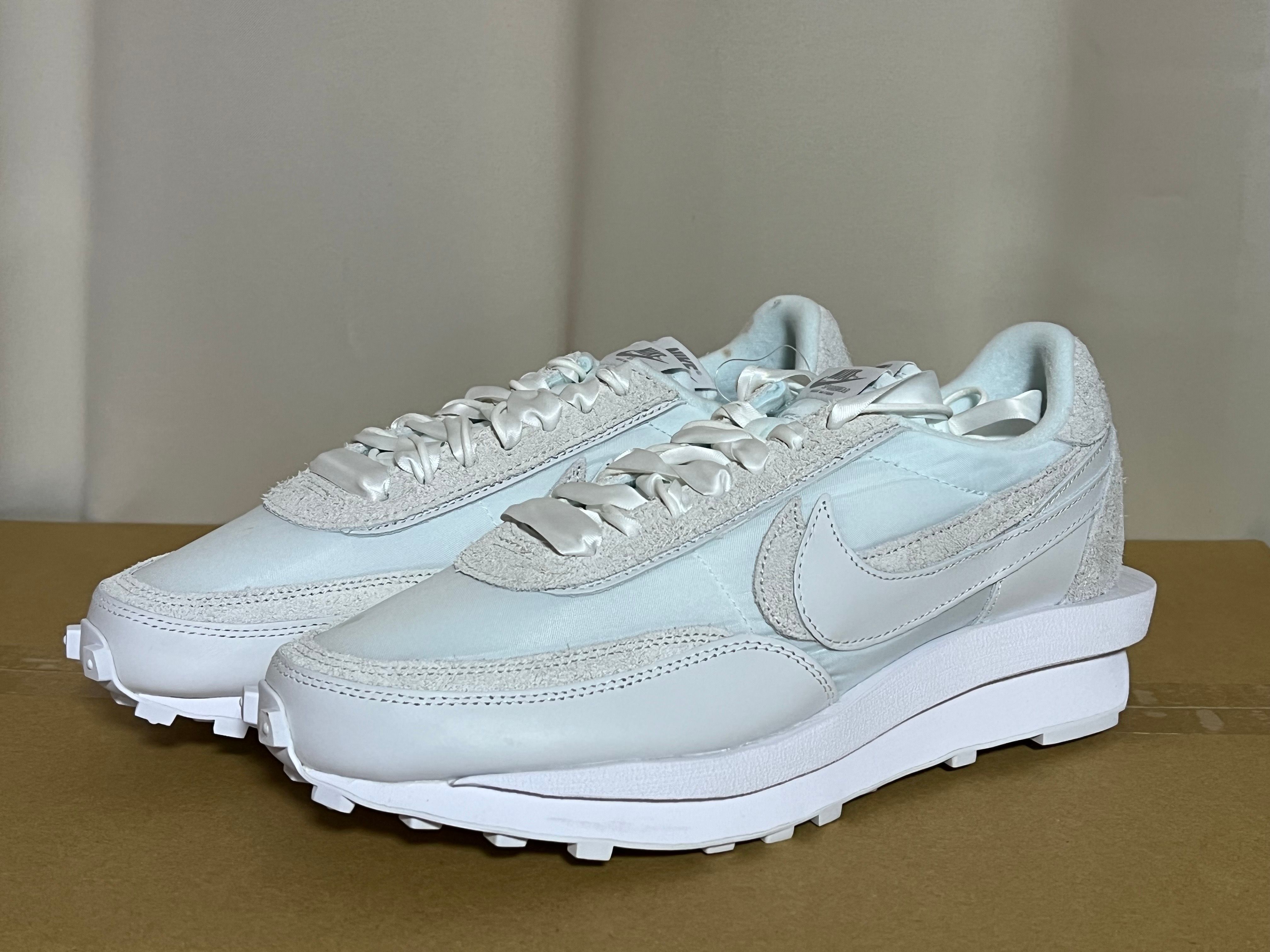 sacai × Nike LDV Waffle "Triple White"