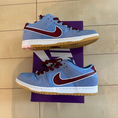 Nike SB Dunk Low Pro "Philadelphia Phillies/Valor Blue and Team Maroon"