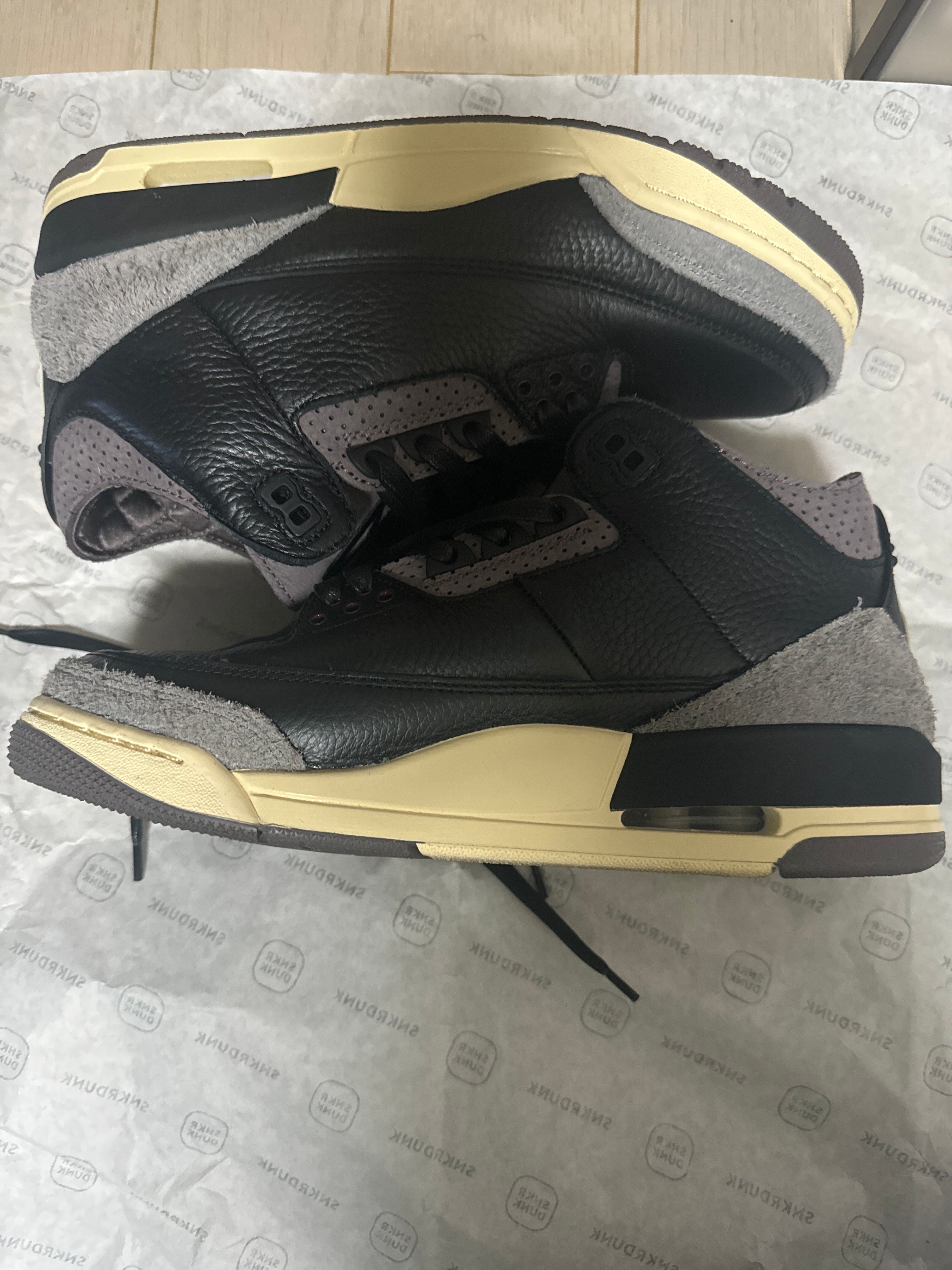 A Ma Maniere × Nike Women's Air Jordan 3 Retro OG SP "Black and Flat Pewter/WYWS"