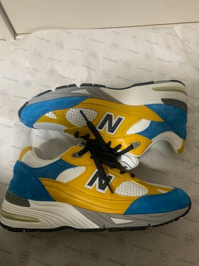 SNS × New Balance 991 "Yellow/Blue"
