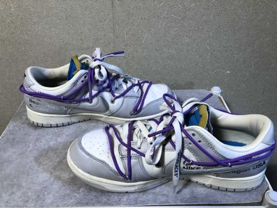 Off-White × Nike Dunk Low "Sail/Neutral Gray"