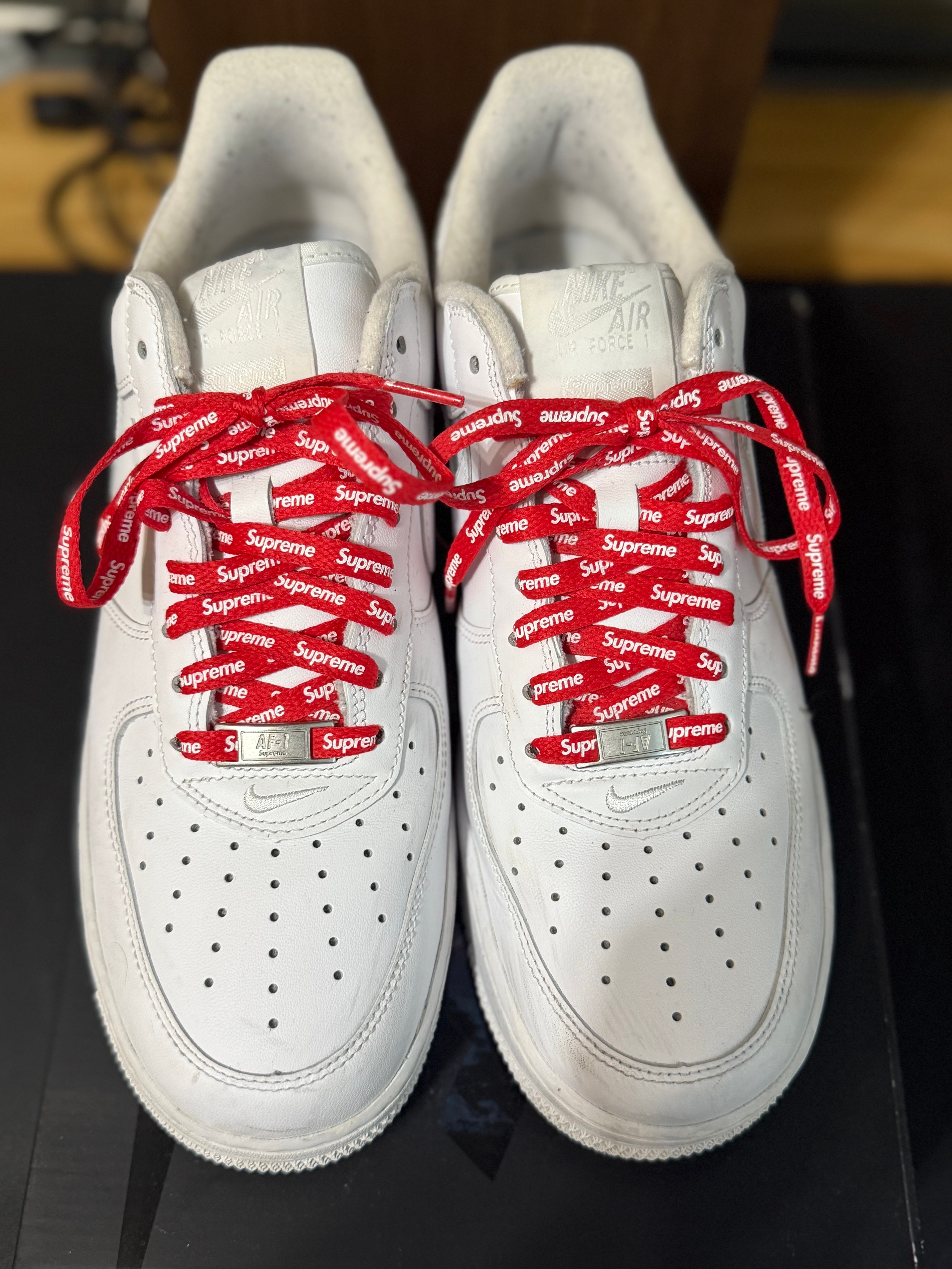 Supreme × Nike Air Force 1 Low "White"