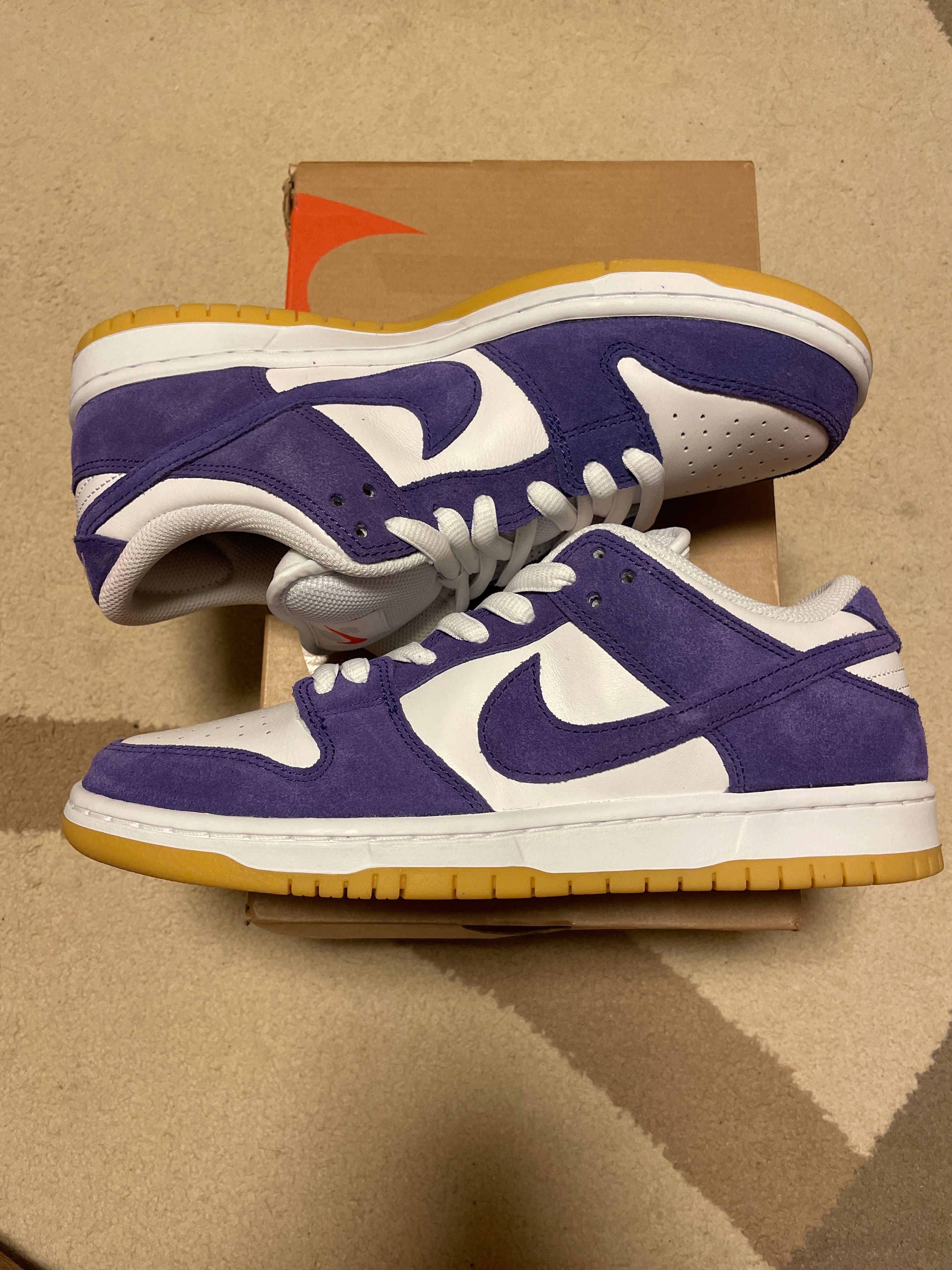 Nike SB Dunk Low Pro ISO Orange Label "Court Purple Gum"