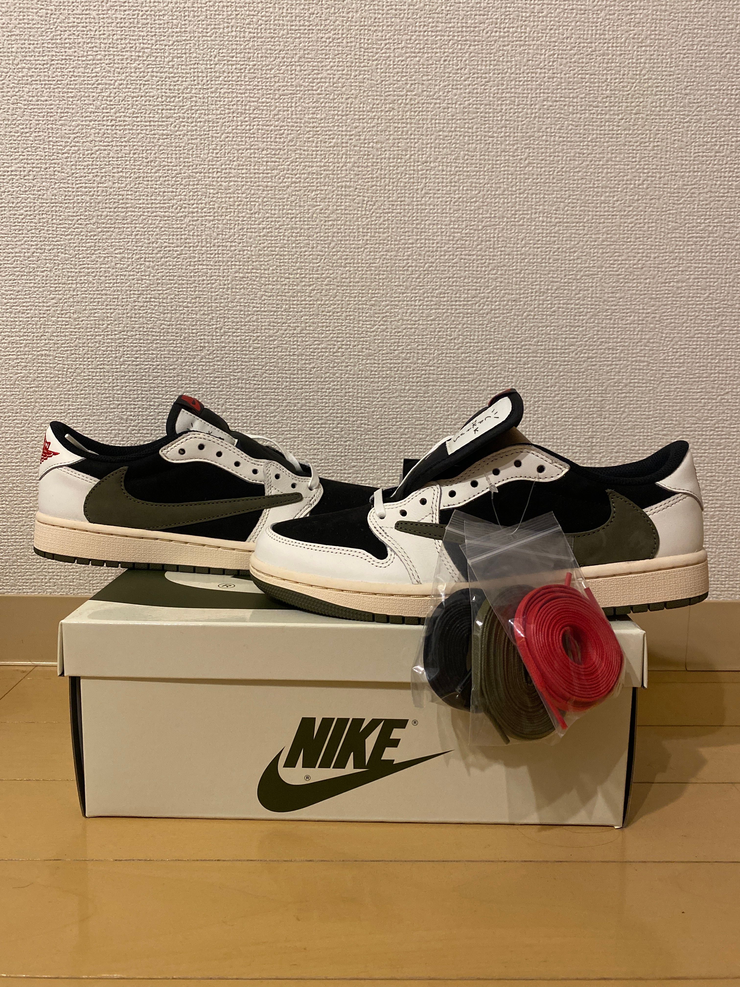 Travis Scott × Nike Women's Air Jordan 1 Low OG "Medium Olive"