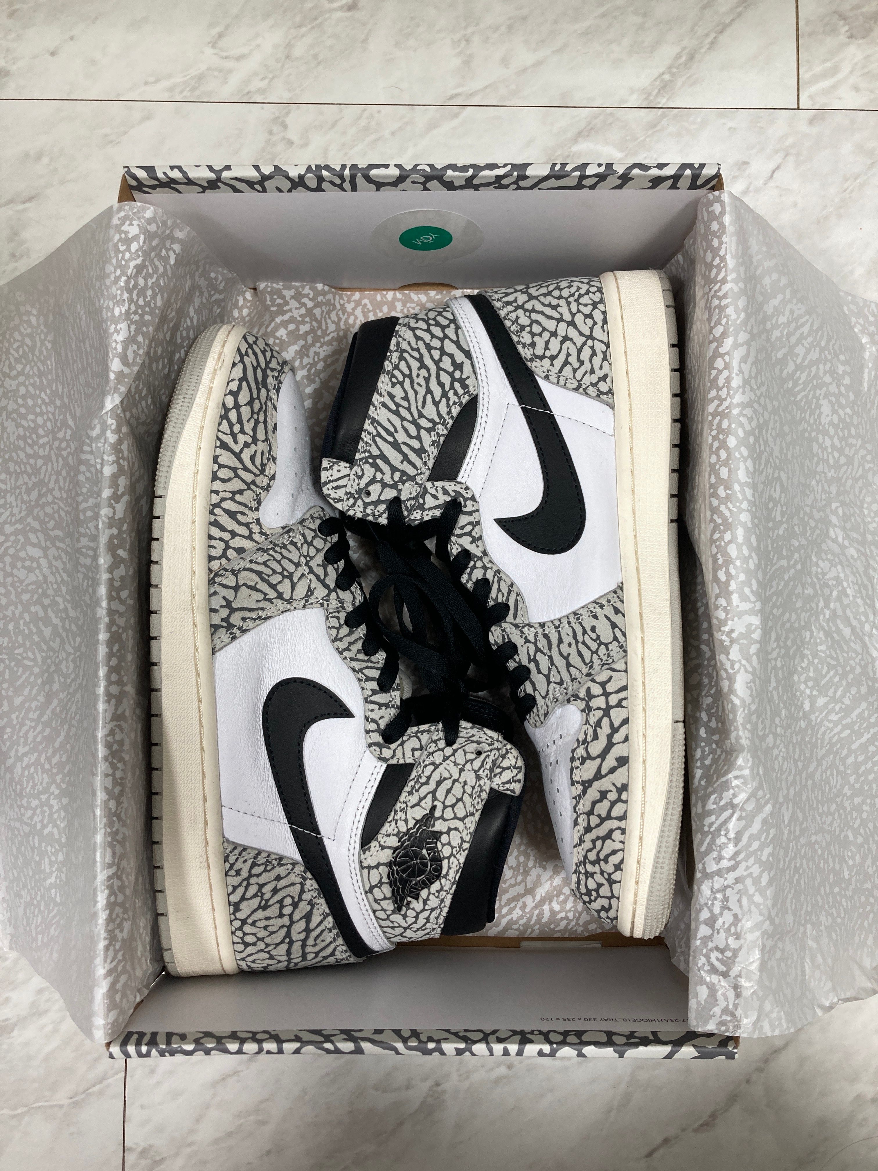 Nike Air Jordan 1 High OG "White Cement/Safari"