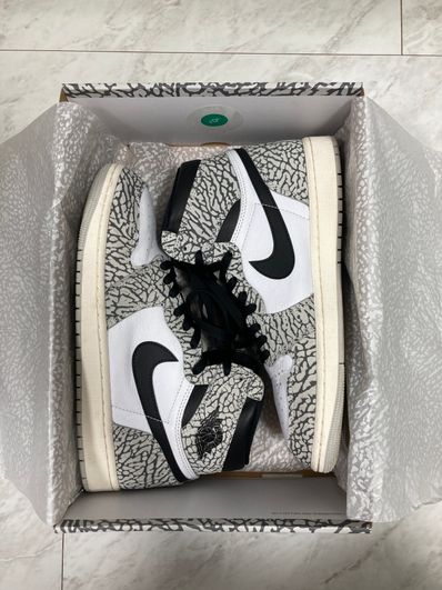 Nike Air Jordan 1 High OG "White Cement/Safari"