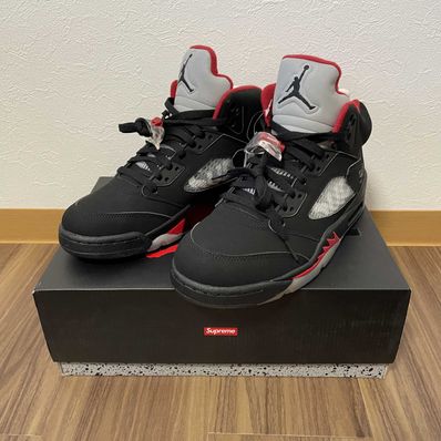 Supreme × Nike Air Jordan 5 Retro "Black"
