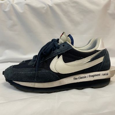 Fragment × sacai × Nike LD Waffle "Blackended Blue"