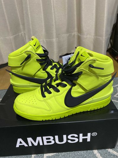 AMBUSH × NIKE DUNK HIGH "FLASH LIME"
