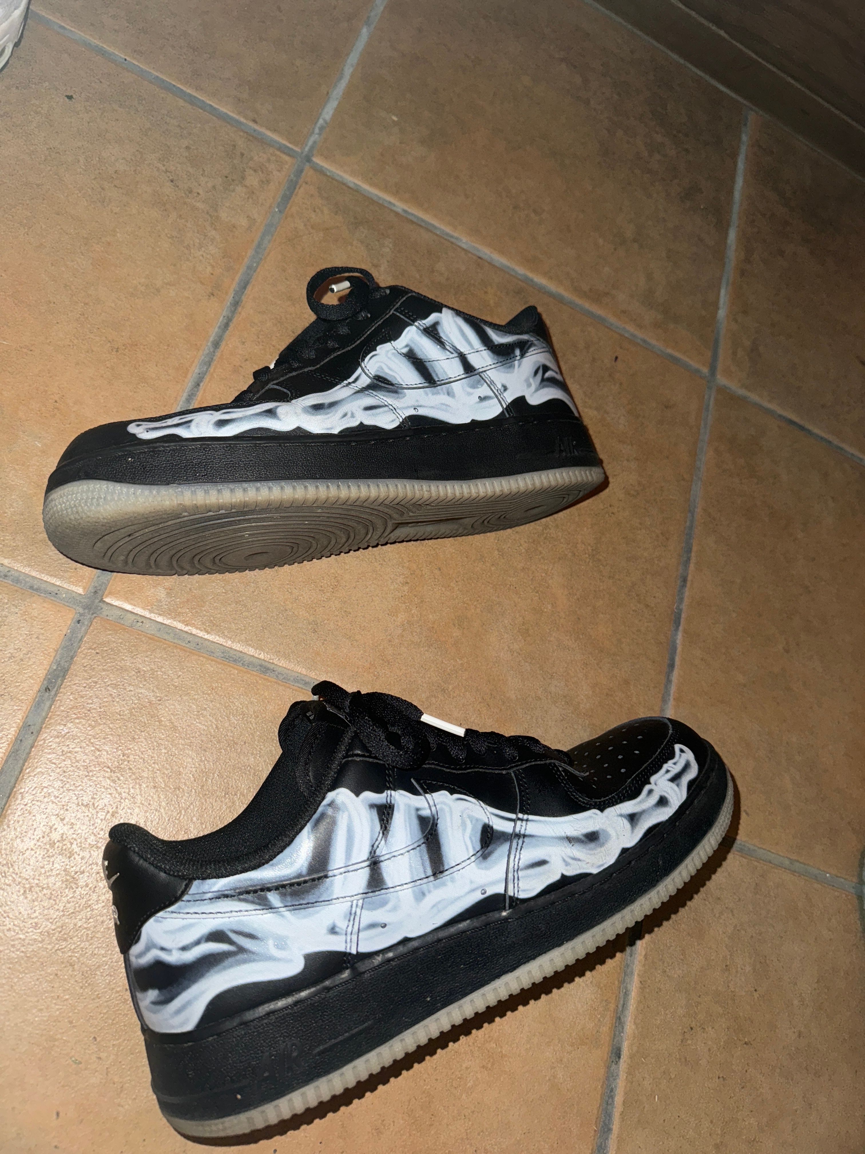 Nike Air Force 1 Low "Black Skeleton"