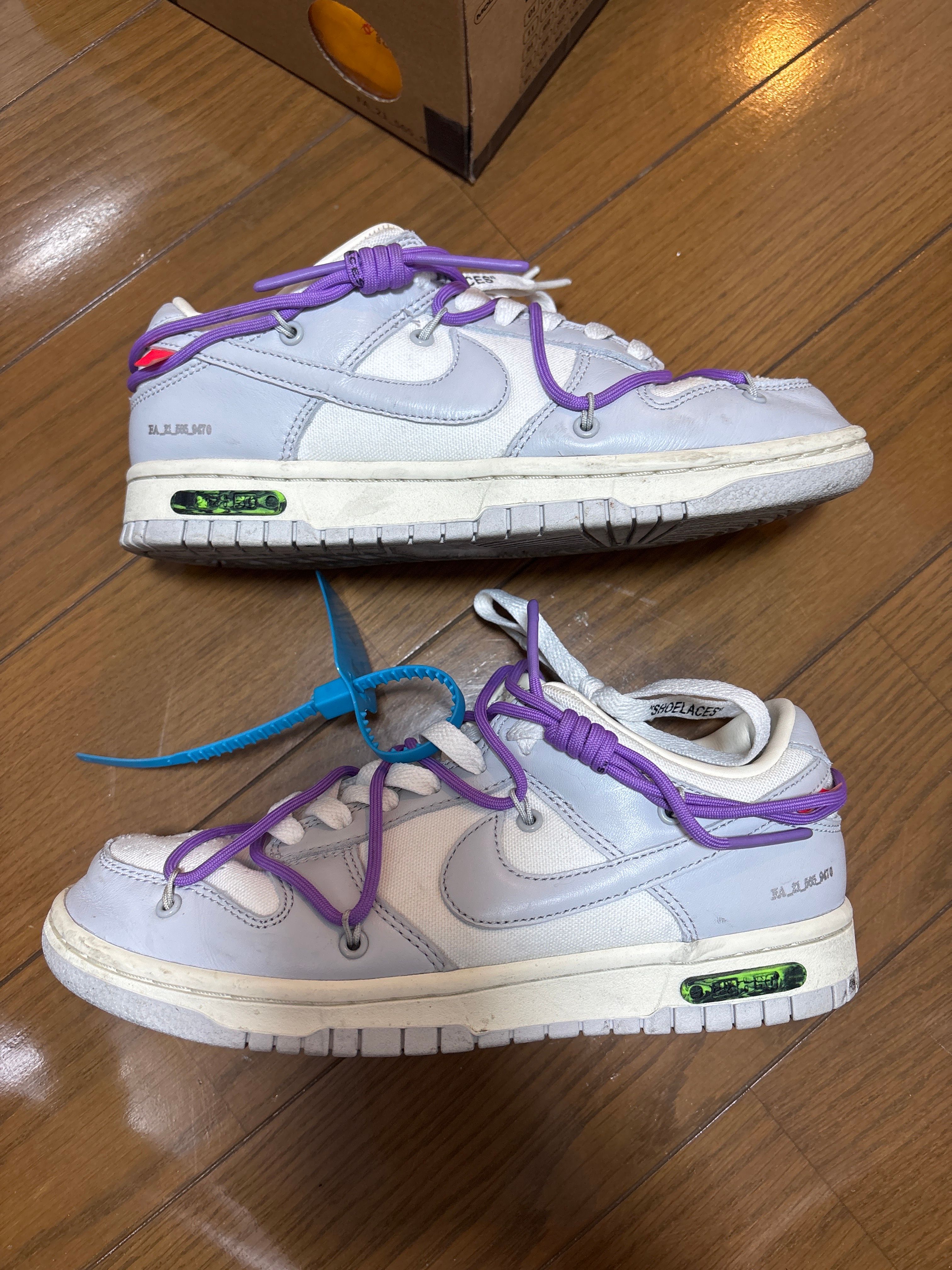 Off-White × Nike Dunk Low "Sail/Neutral Gray"