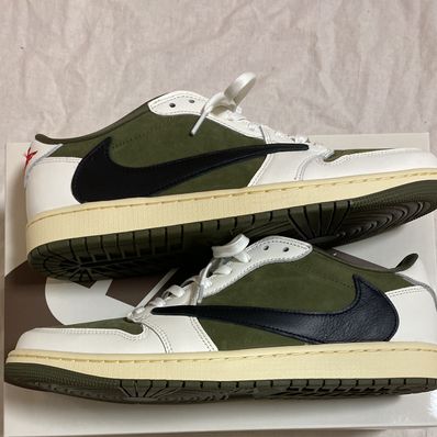 Travis Scott × Nike Air Jordan 1 Low OG SP "Reverse Olive"