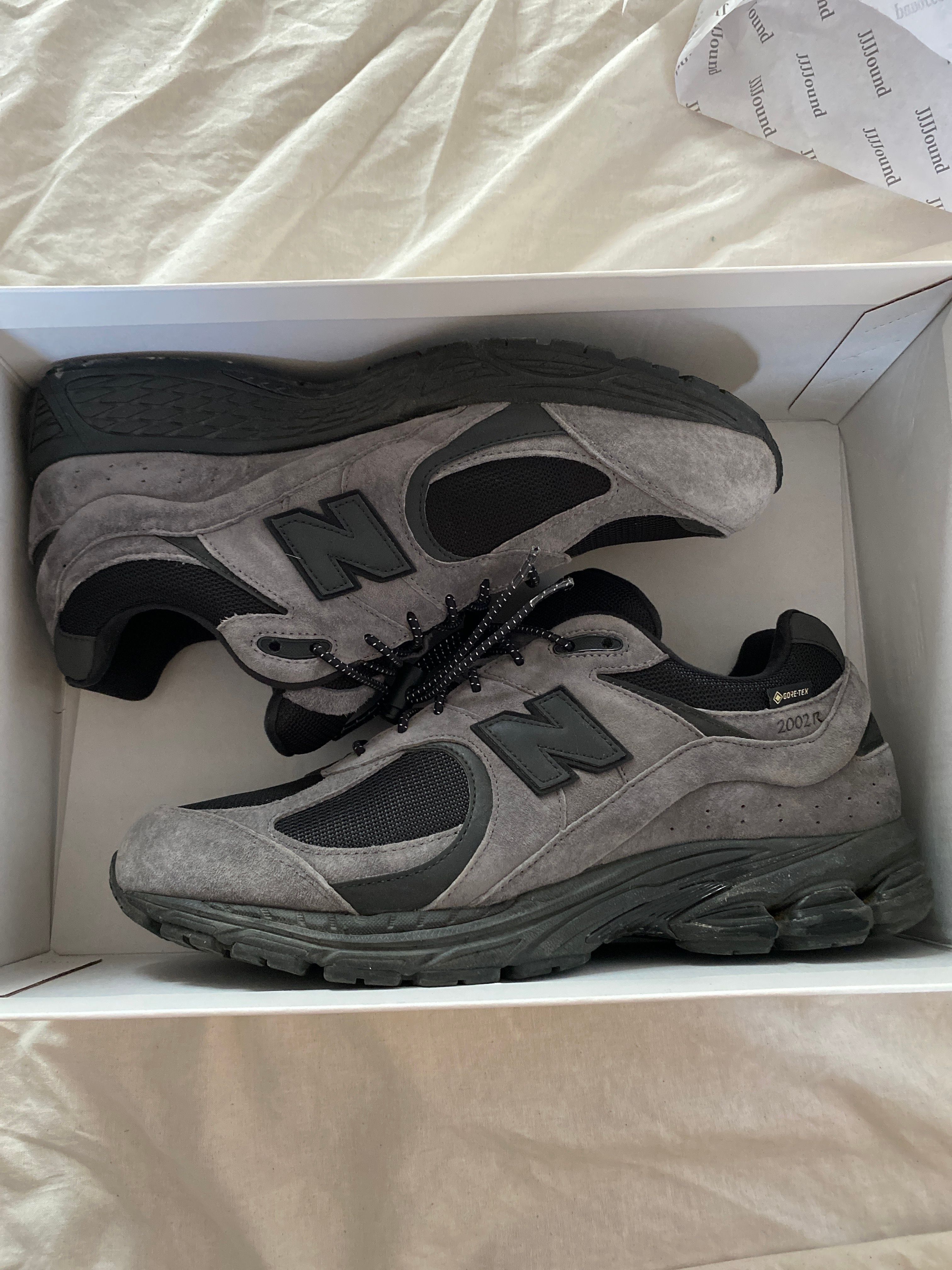 JJJJound × New Balance 2002R GORE-TEX "Charcoal" M2002RXZ