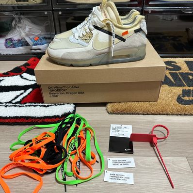 Off-White × Nike Air Max 90 "The 10/Sail"