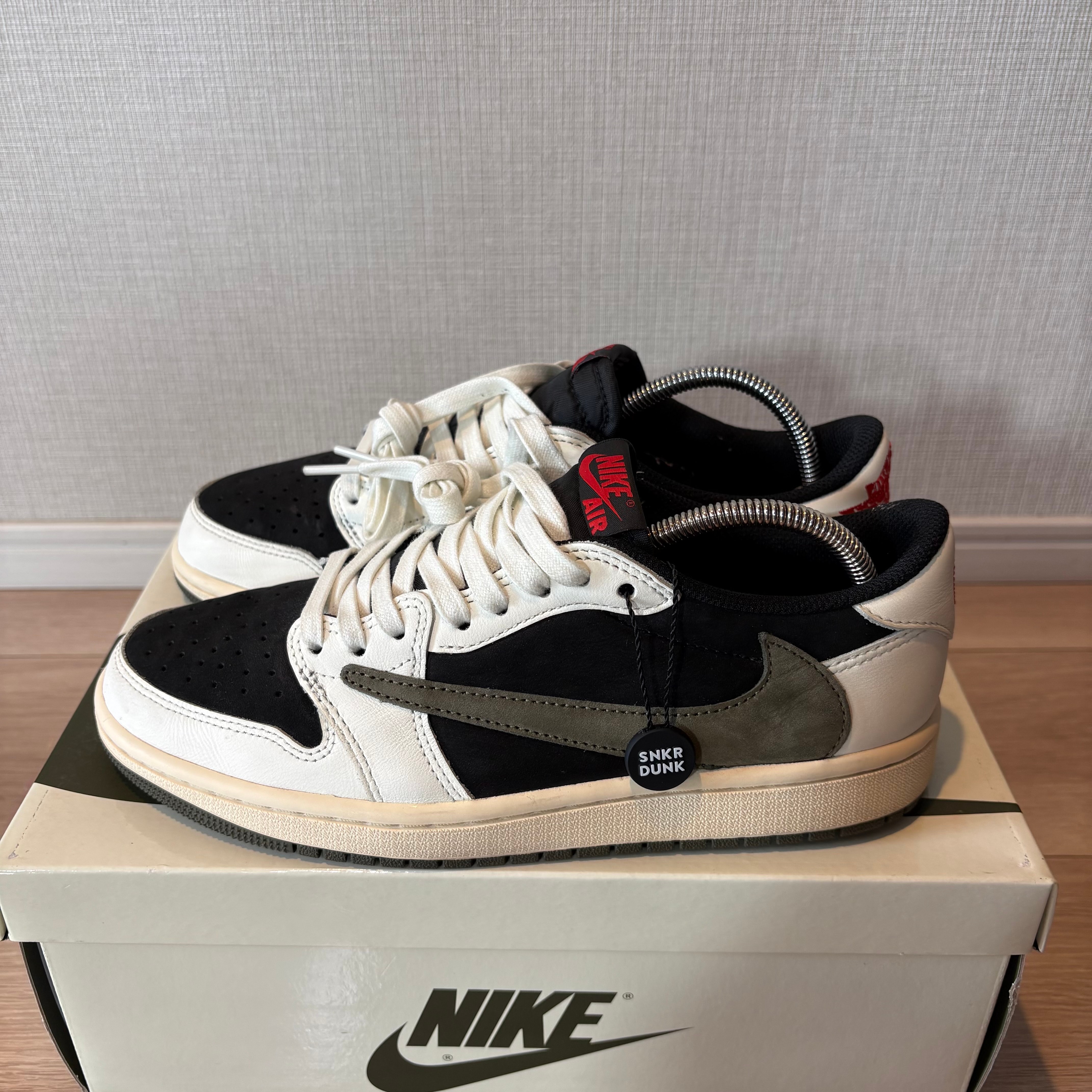 Travis Scott × Nike Women's Air Jordan 1 Low OG "Medium Olive"