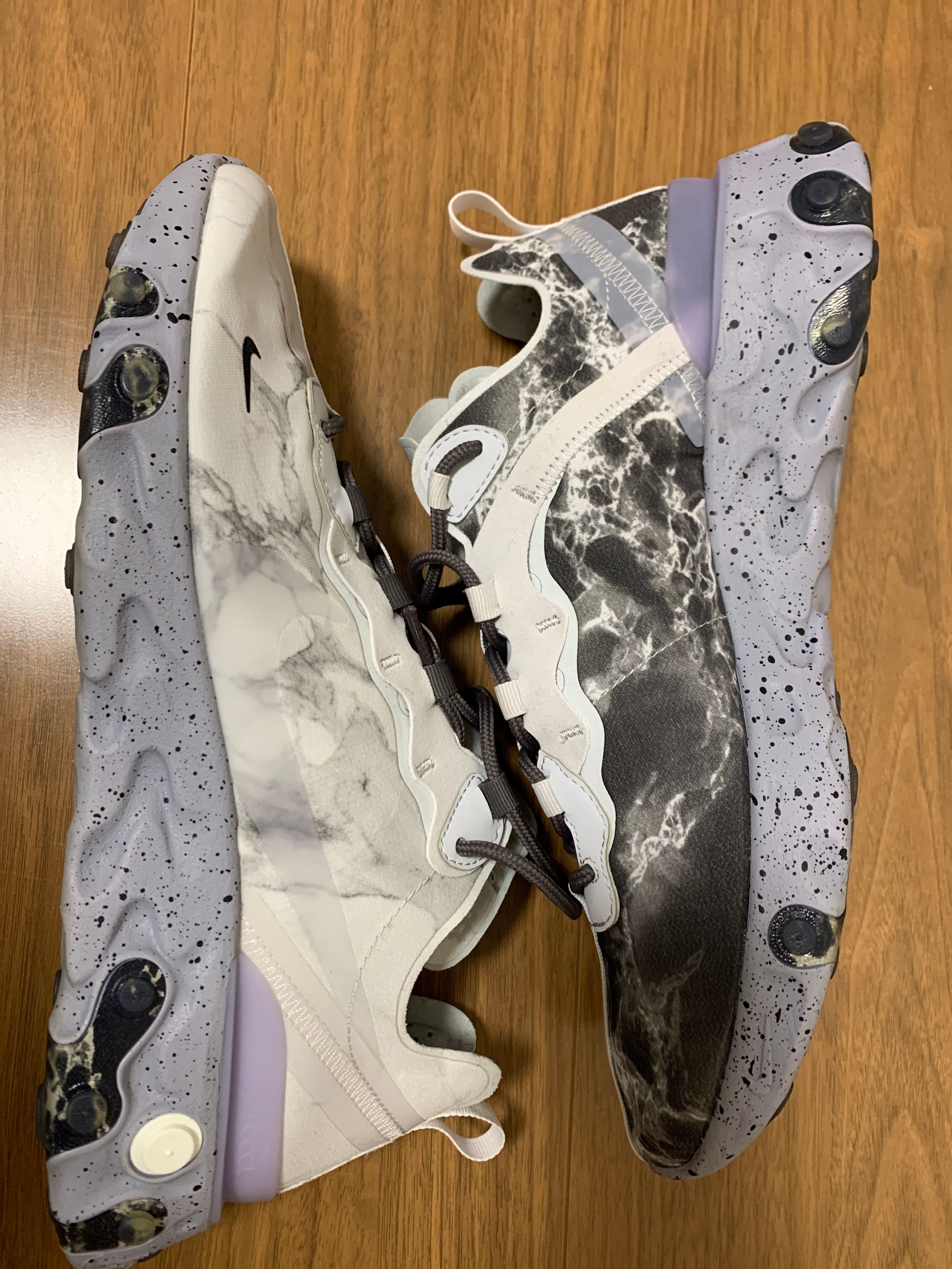 KENDRICK LAMAR×NIKE REACT ELEMENT 55 "PURE PLATINUM/CLEAR-WOLF GREY-BLACK"