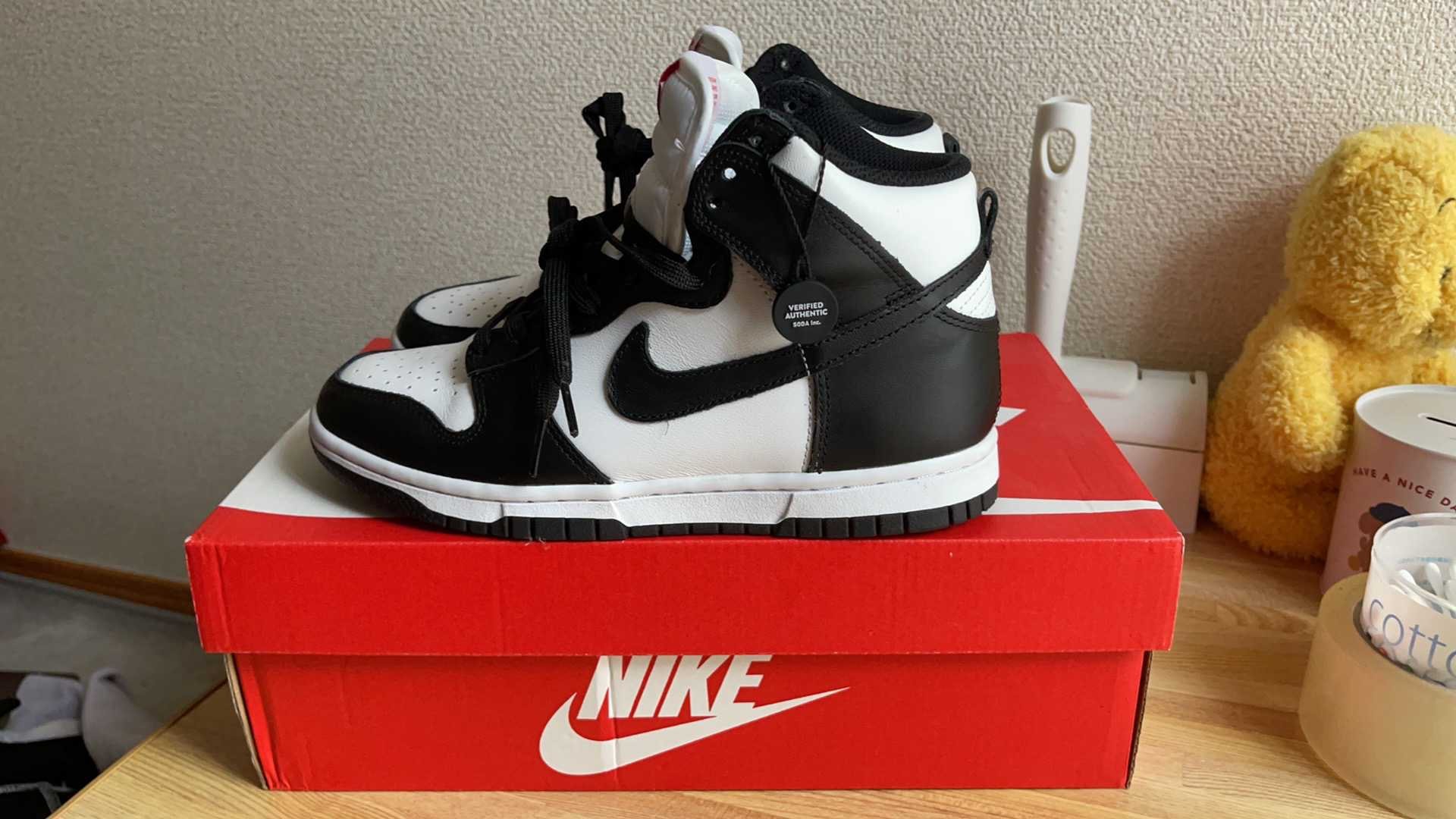 Nike Women's Dunk High "Black and White"